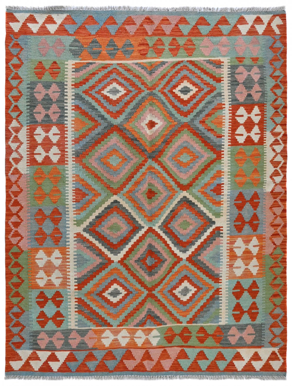 Kilim rug Afghan 198 x 152 cm
