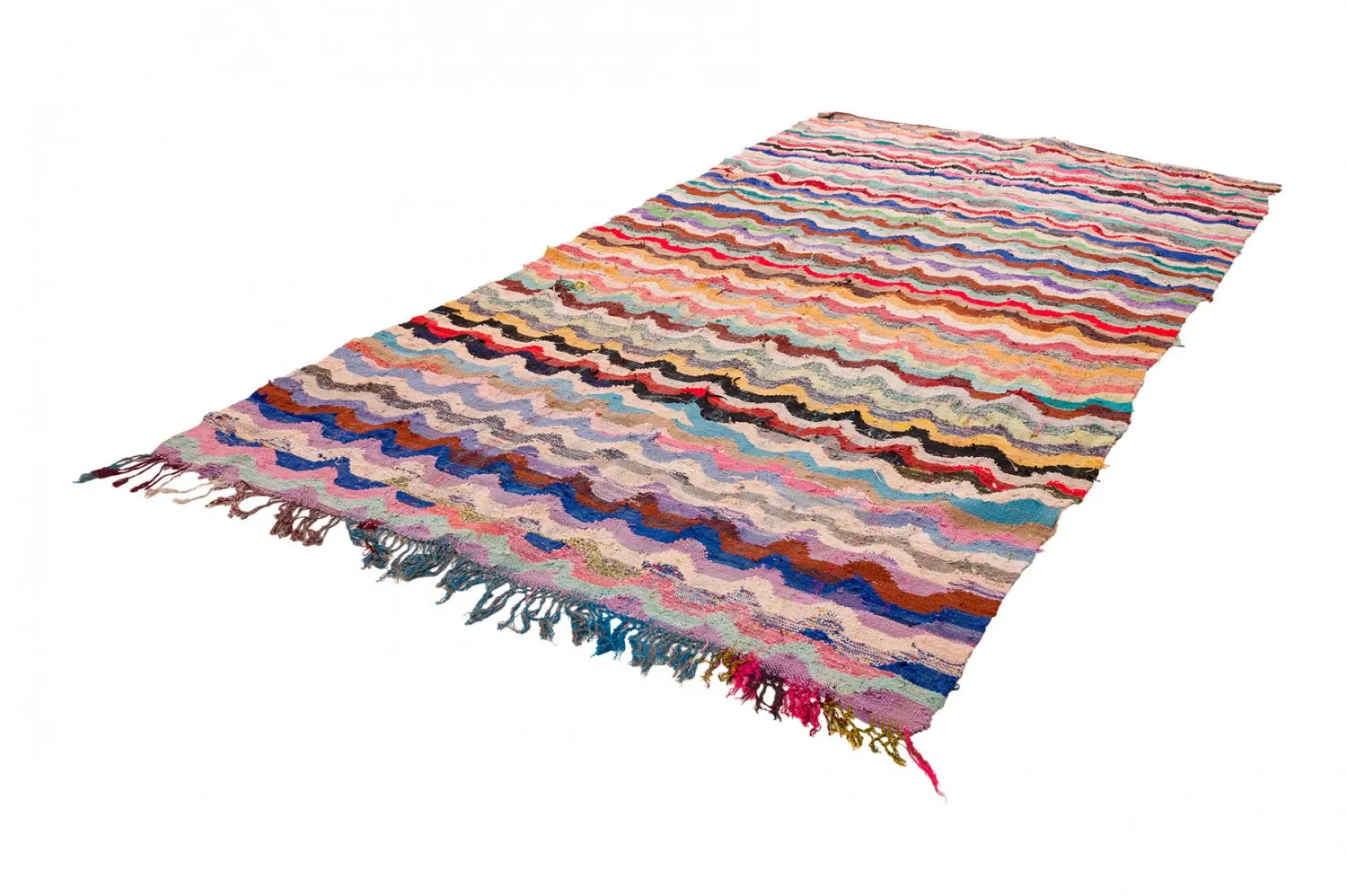Moroccan Berber rug Boucherouite 165 x 335 cm