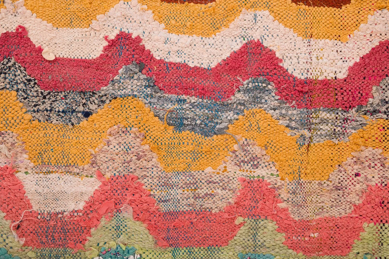 Moroccan Berber rug Boucherouite 165 x 335 cm