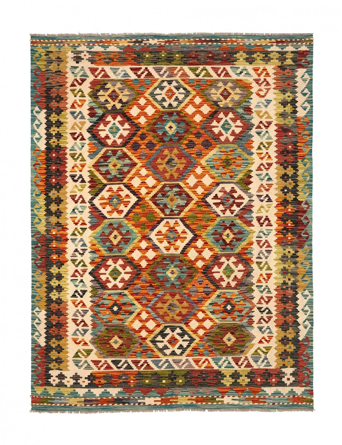 Oriental kilim rug 194 x 145 cm
