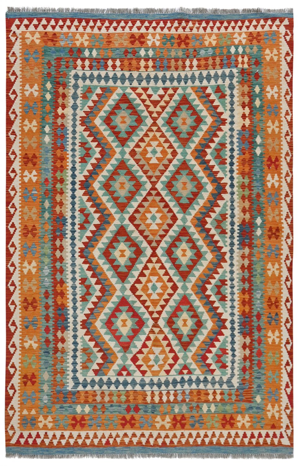 Kilim rug Afghan 242 x 177 cm