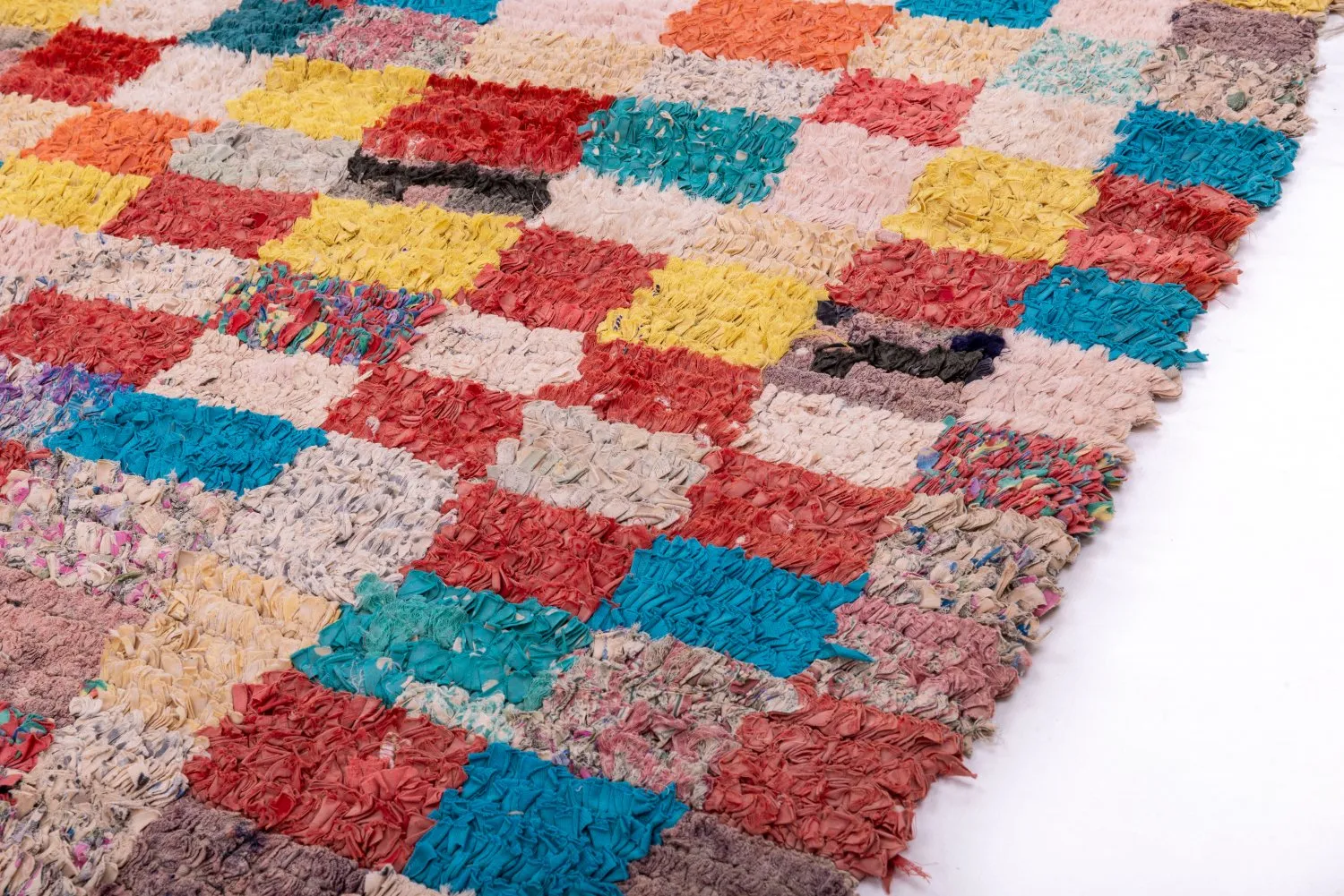 Moroccan Berber rug Boucherouite 170 x 120 cm