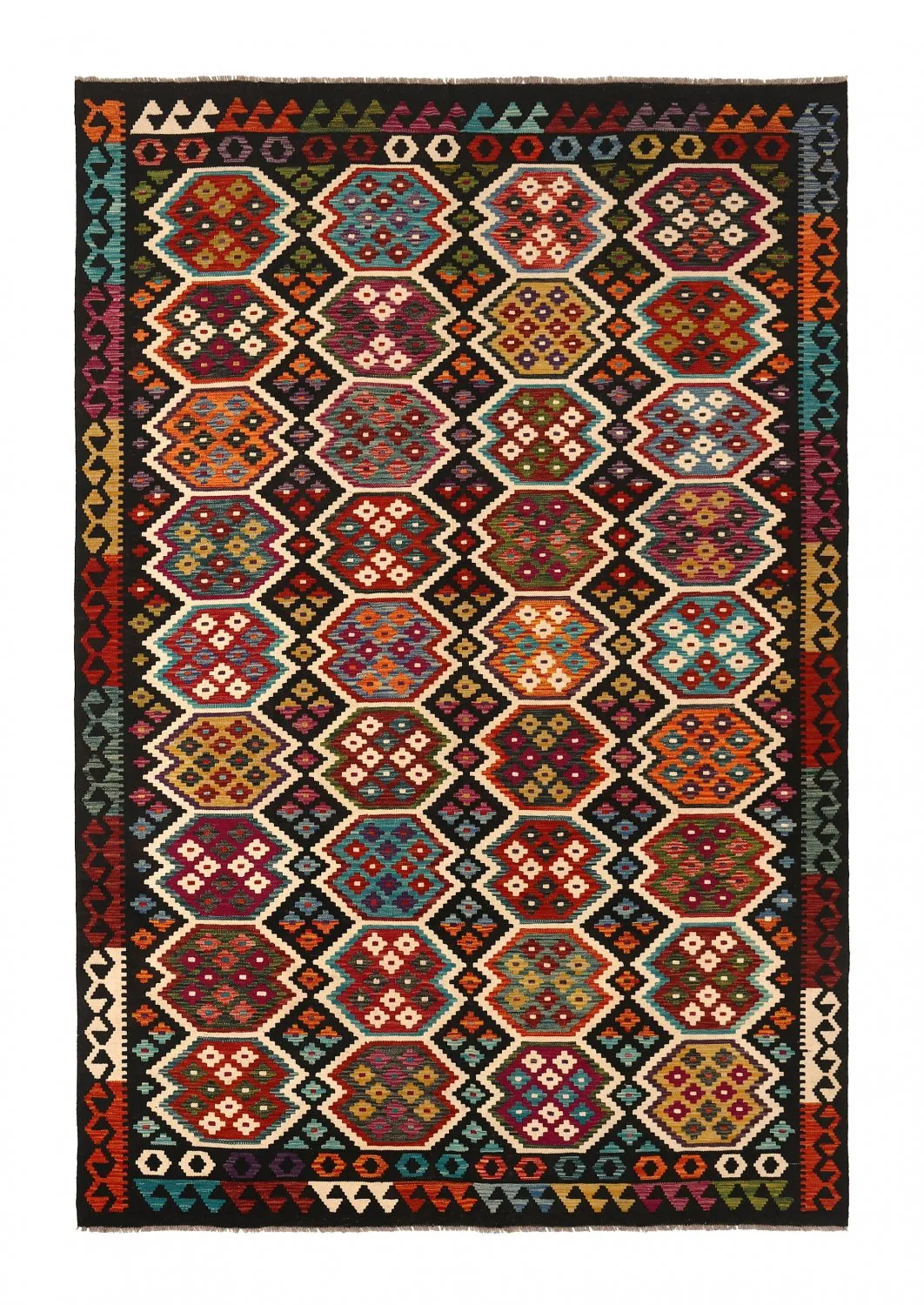 Oriental kilim rug 297 198 cm