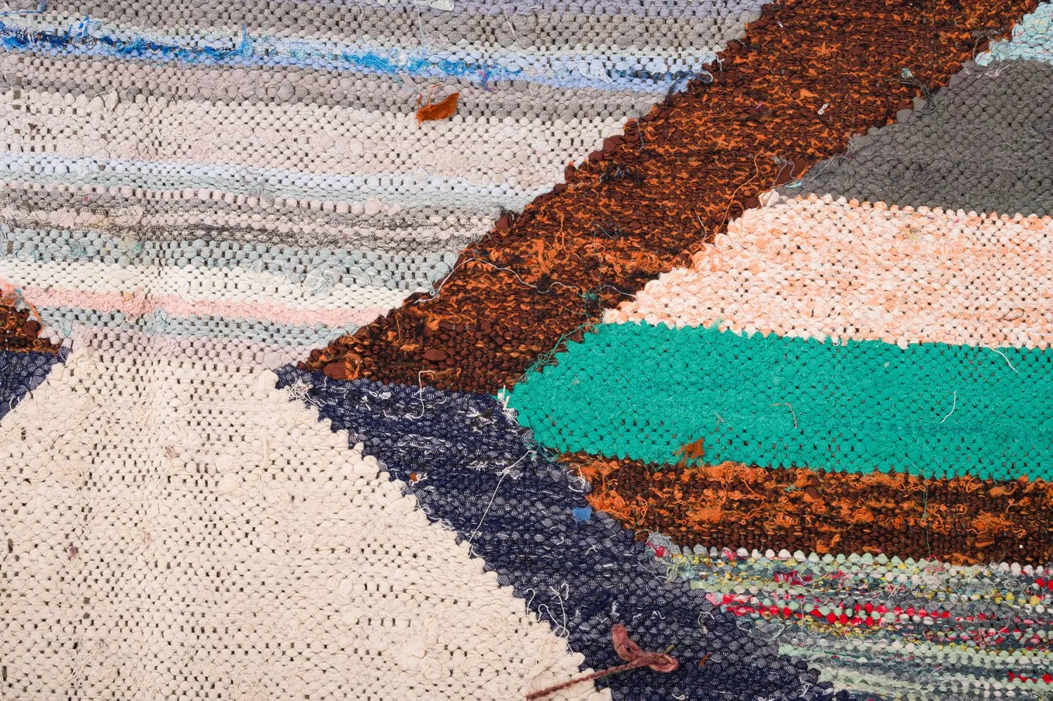 Moroccan Berber rug Boucherouite 130 x 250 cm