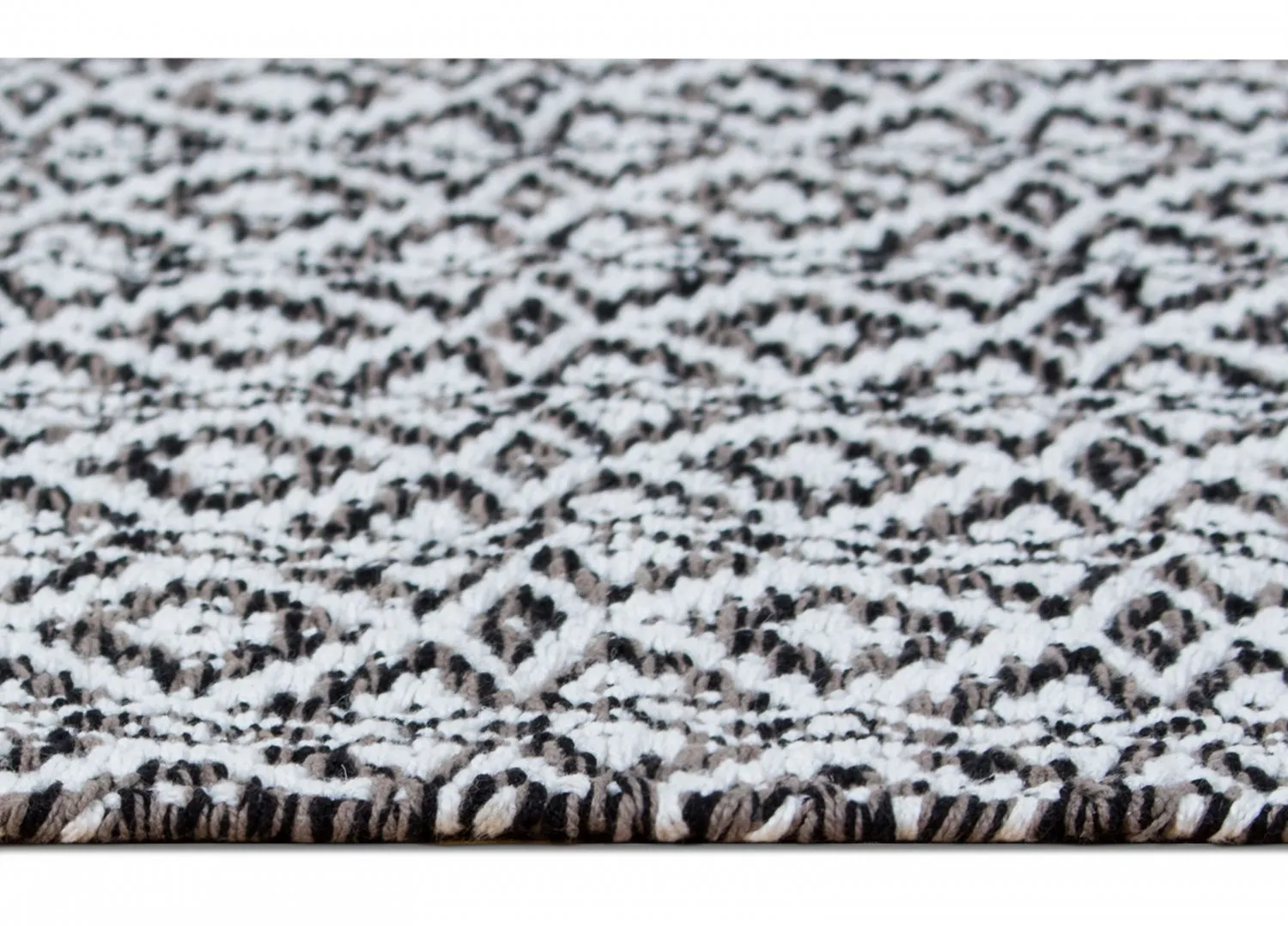 Rag rug - Koster (black)
