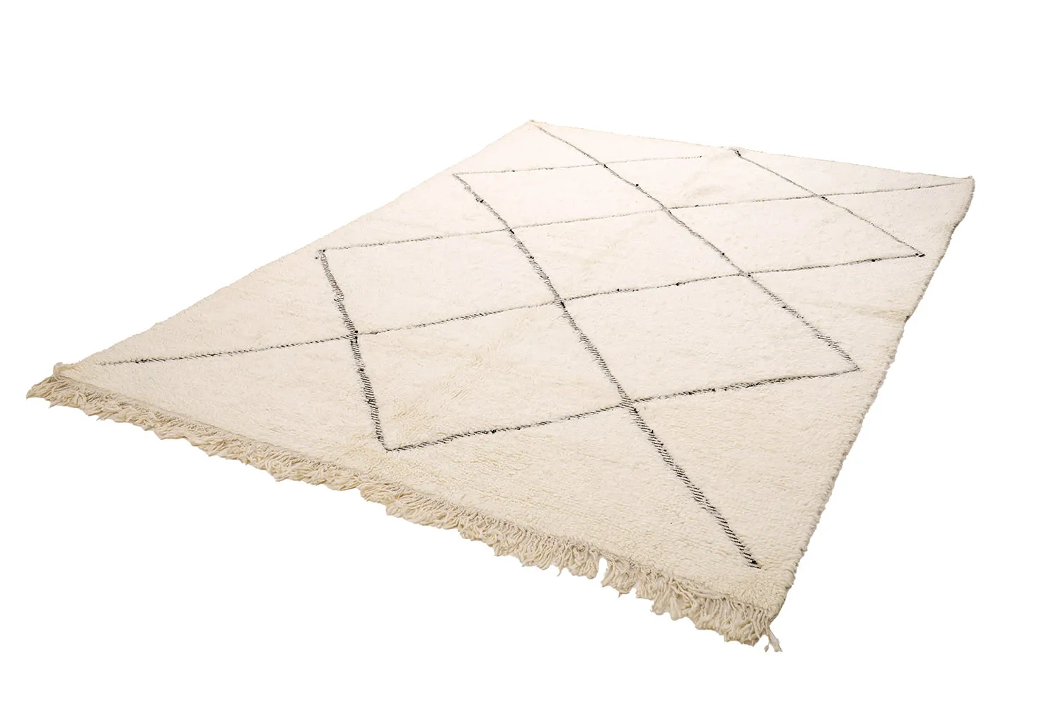 Kilim Moroccan Berber rug Beni Ourain 190 x 285 cm