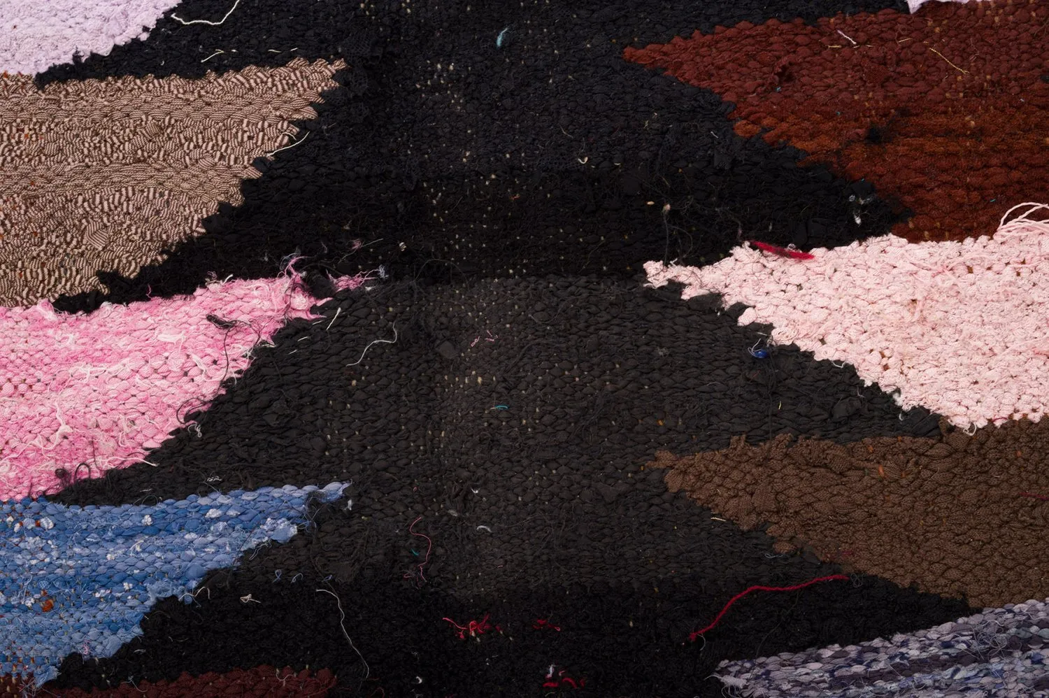 Moroccan Berber rug Boucherouite 145 x 275 cm