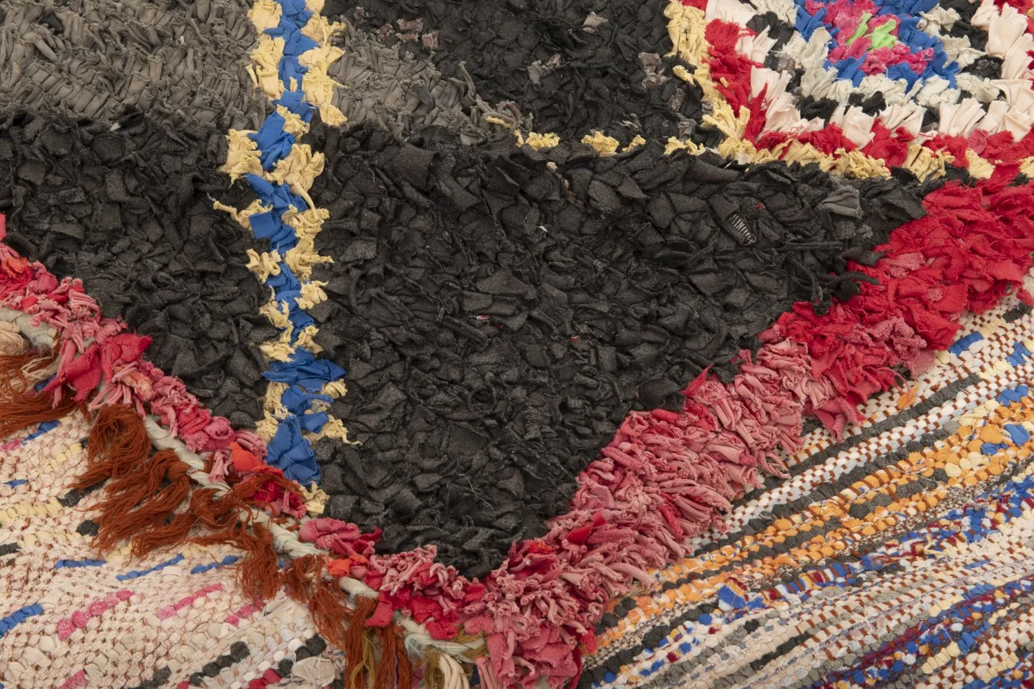 Moroccan Berber rug Boucherouite 335 x 125 cm