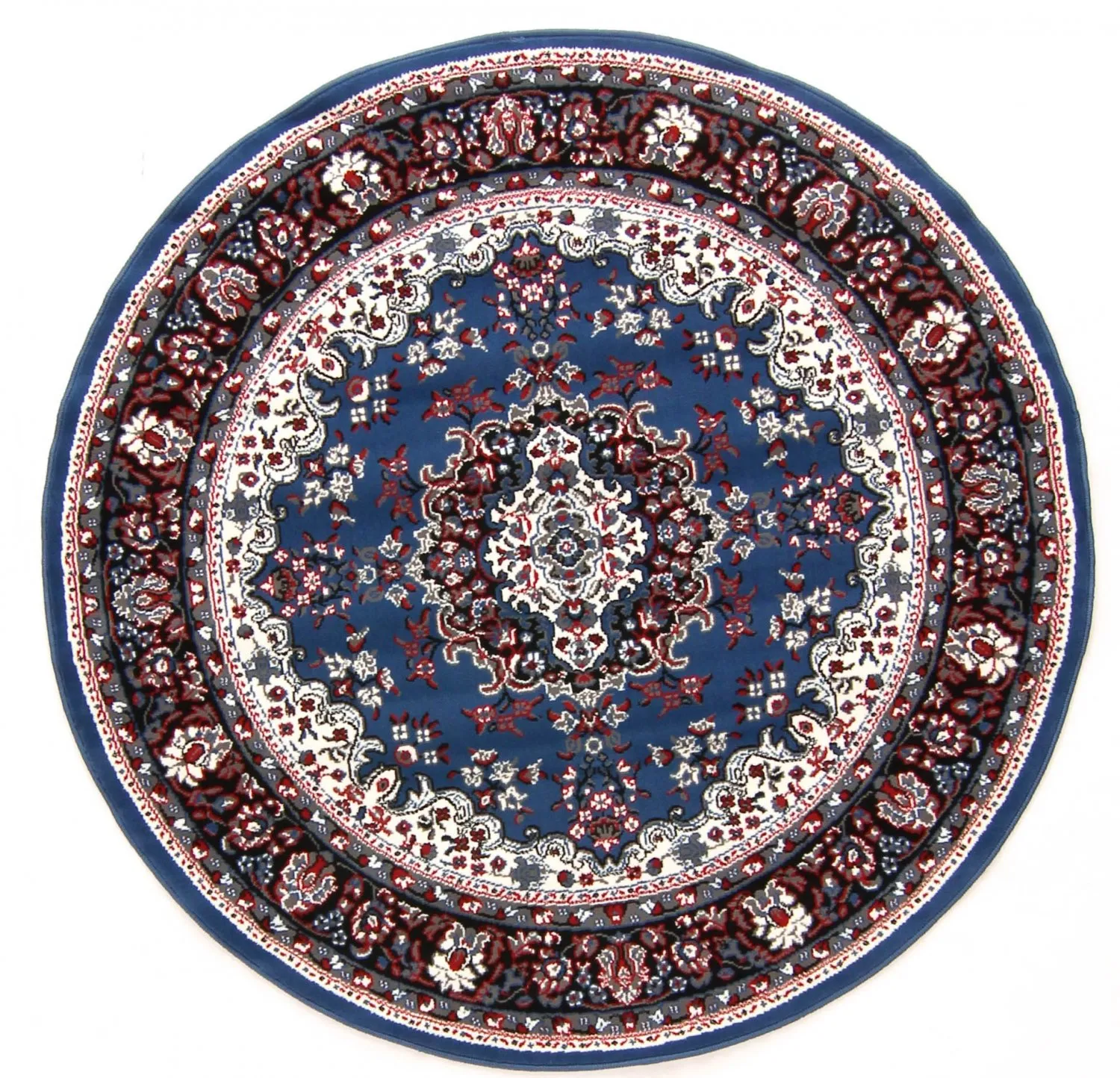 Round rug - Peking (blue)