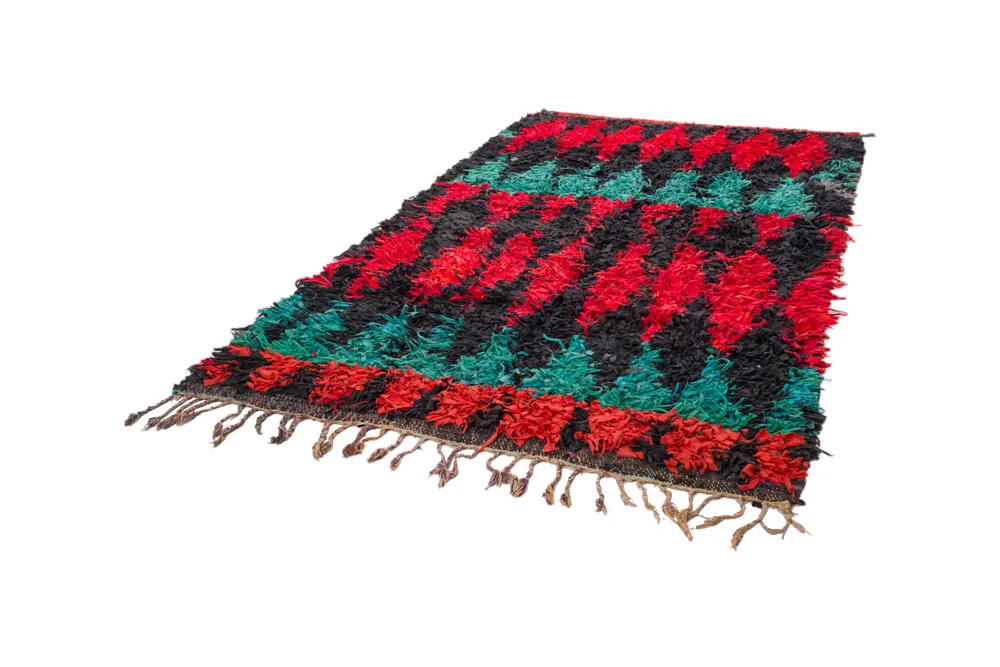 Moroccan Berber rug Boucherouite 285 x 160 cm