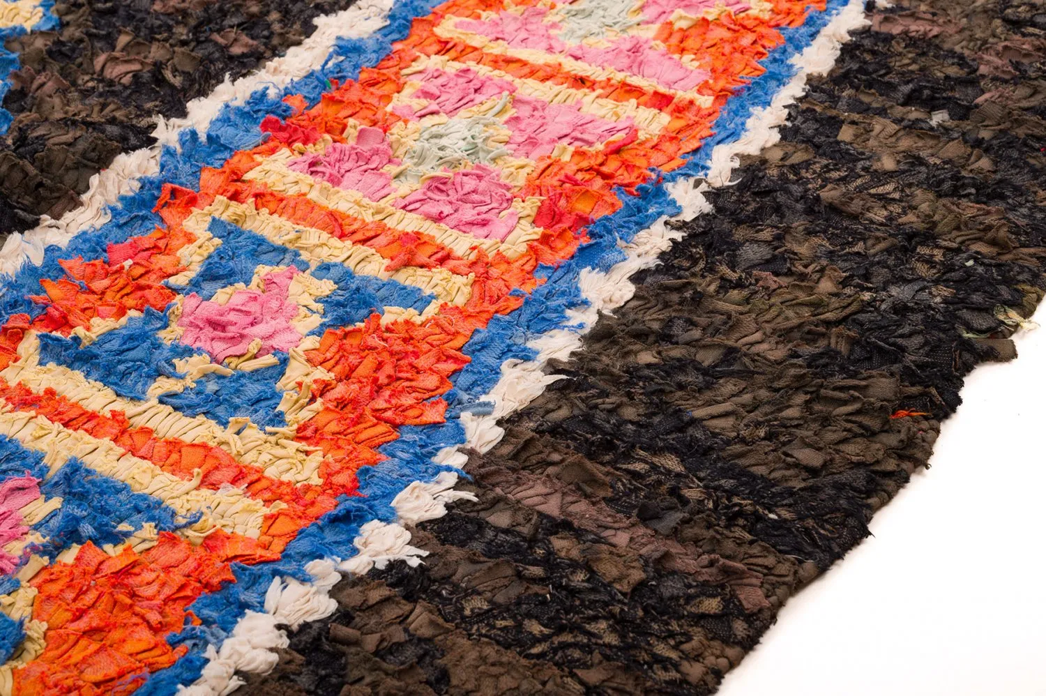 Moroccan Berber rug Boucherouite 160 x 310 cm