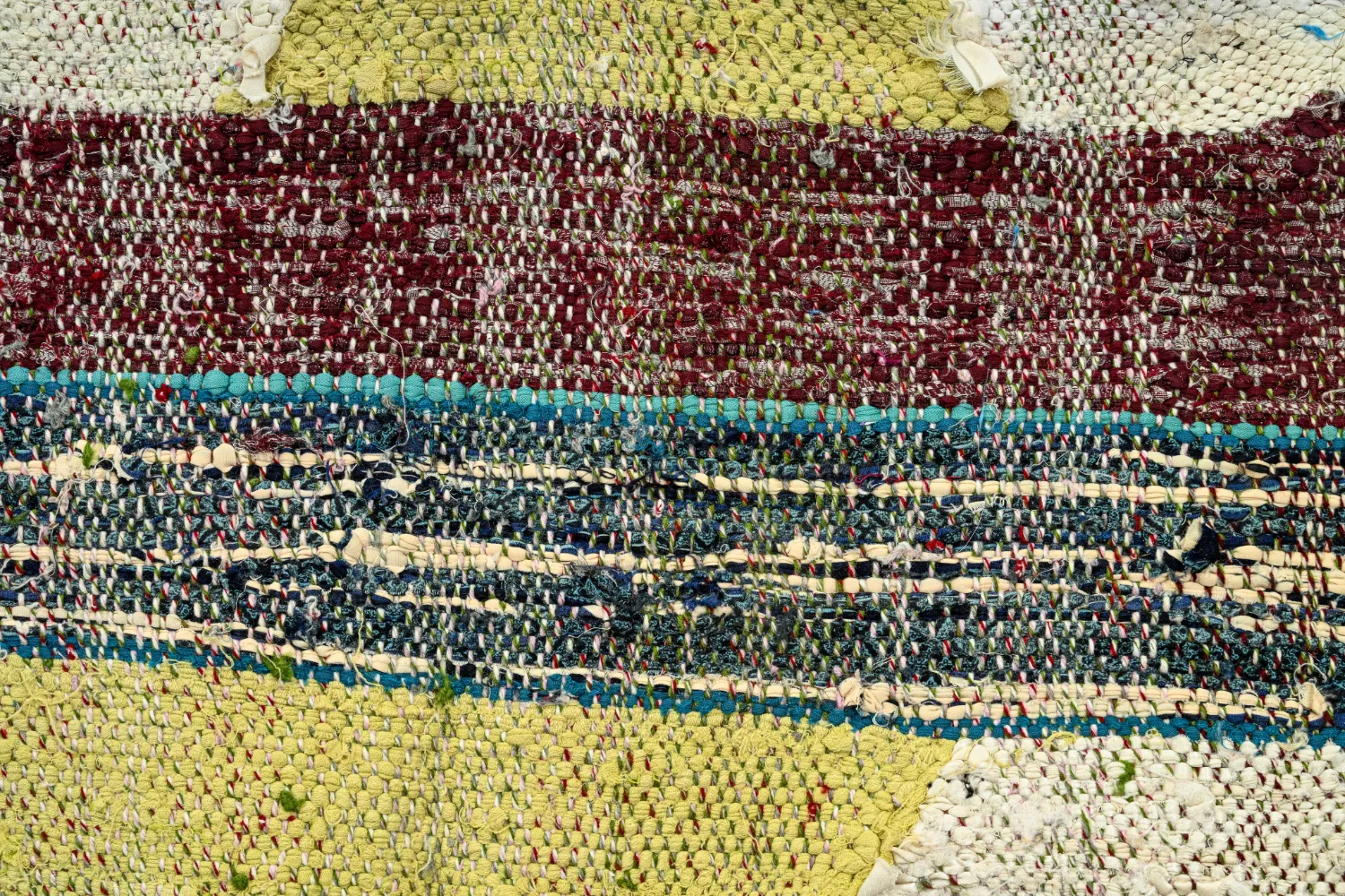 Moroccan Berber rug Boucherouite 130 x 245 cm