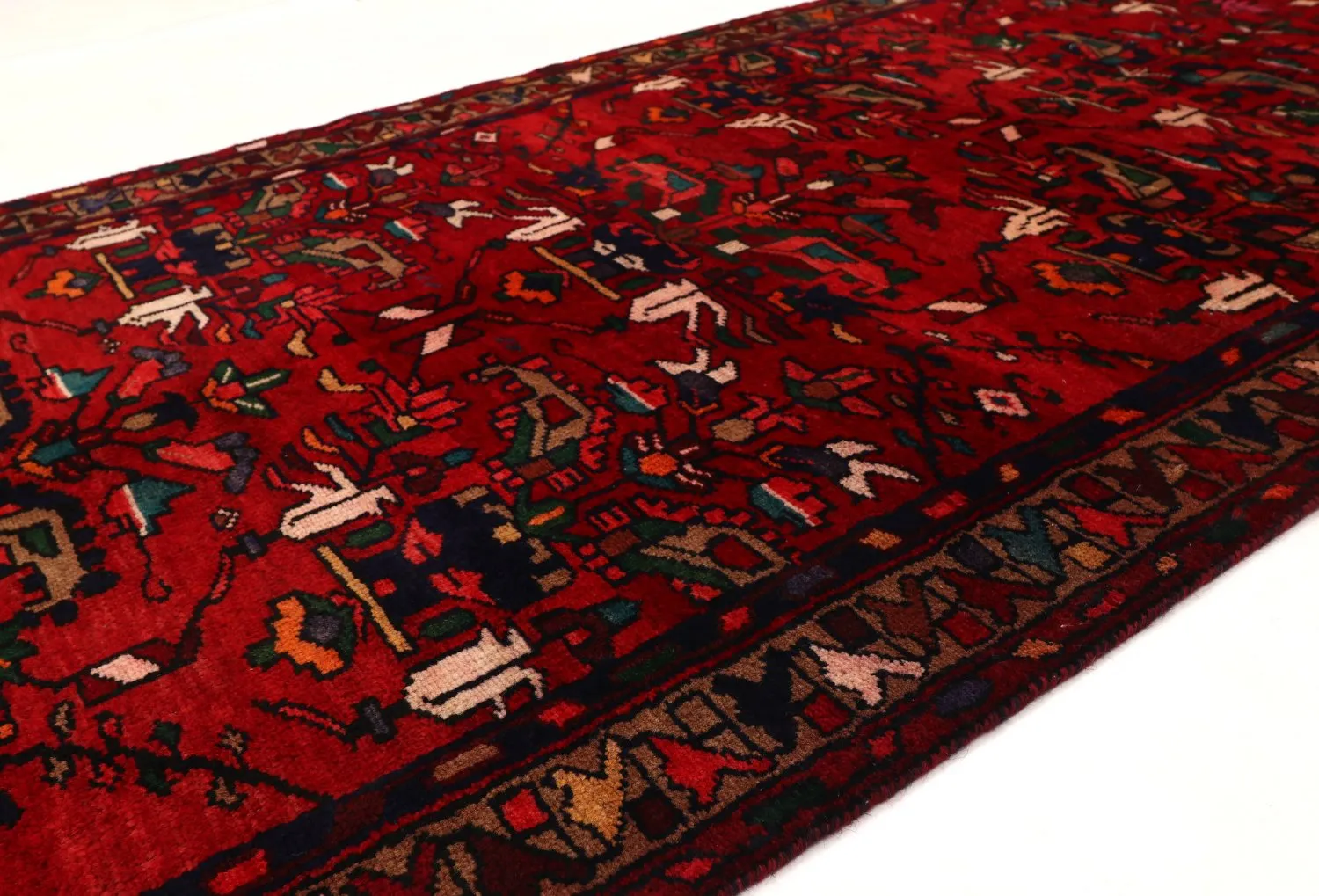 Oriental Rug Hamedan 302 x 104 cm