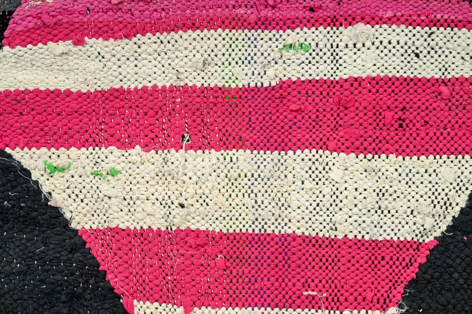 Moroccan Berber rug Boucherouite 130 x 265 cm