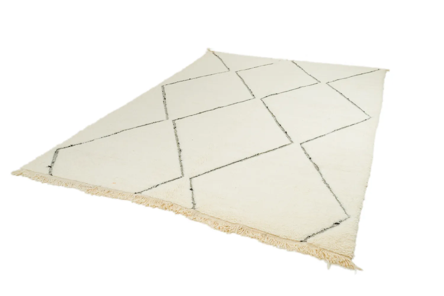 Kilim Moroccan Berber rug Beni Ourain 205 x 295 cm