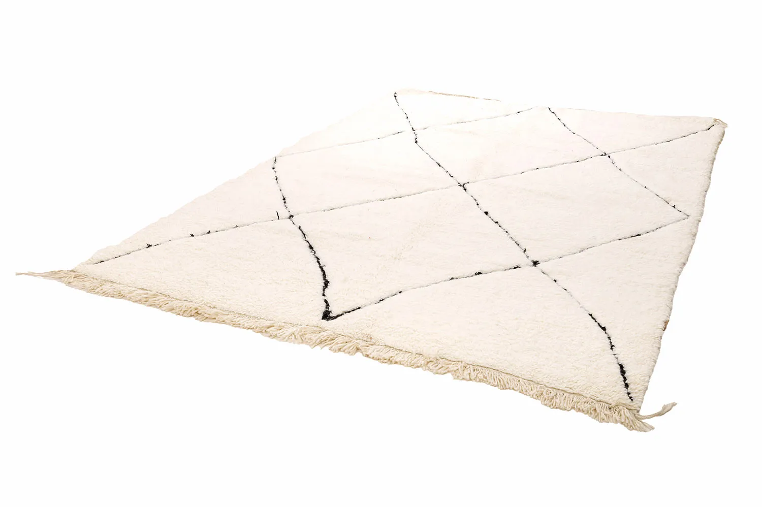 Kilim Moroccan Berber rug Beni Ourain 205 x 290 cm