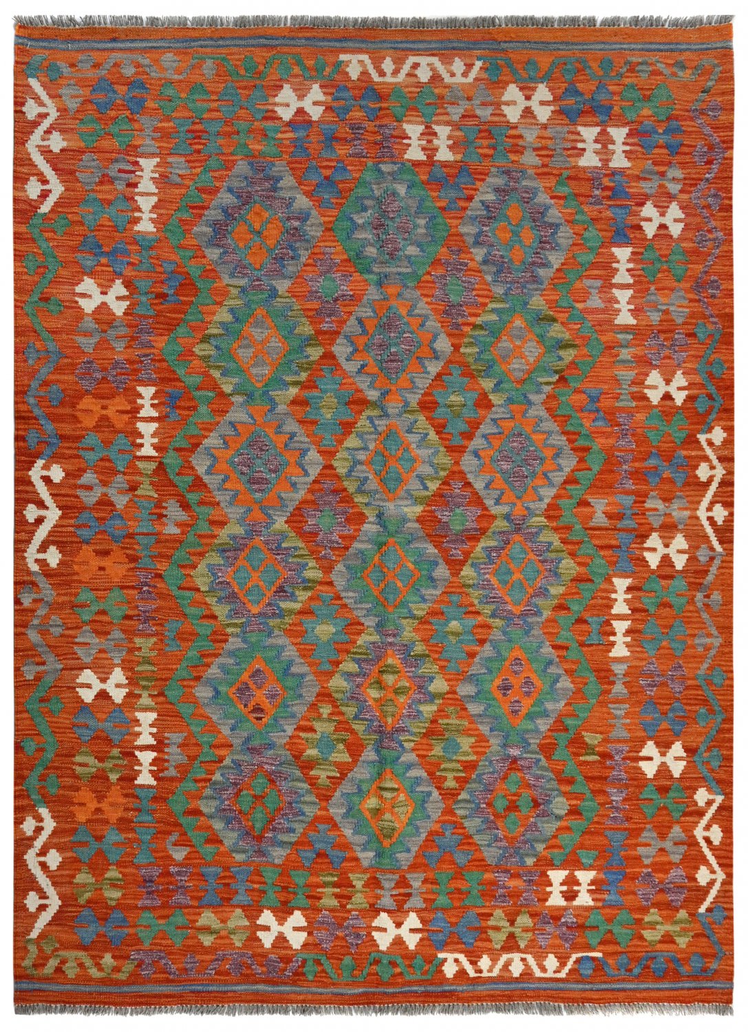 Kilim rug Afghan 196 x 160 cm