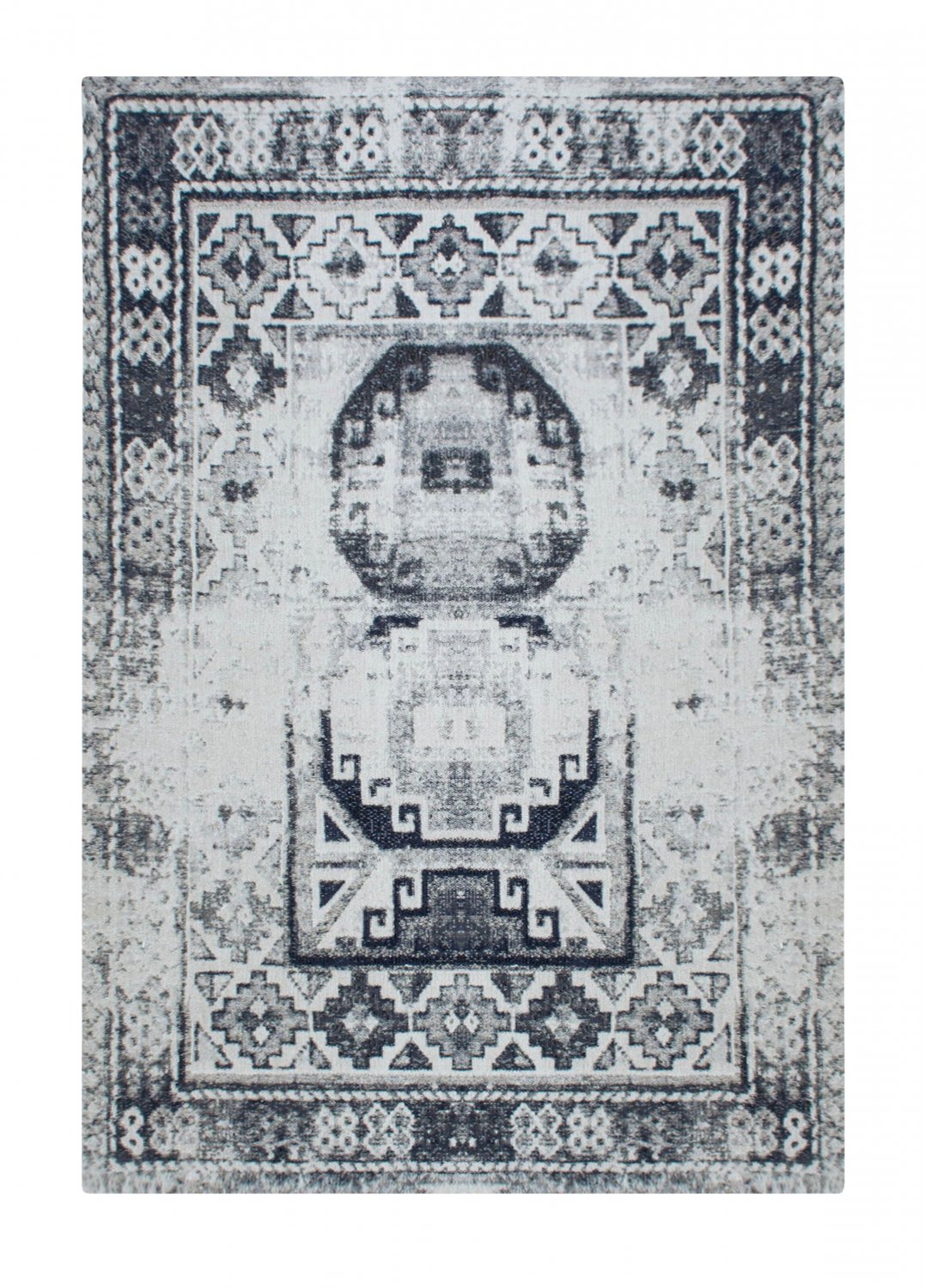 Wilton rug - Tibet Daire (grey)