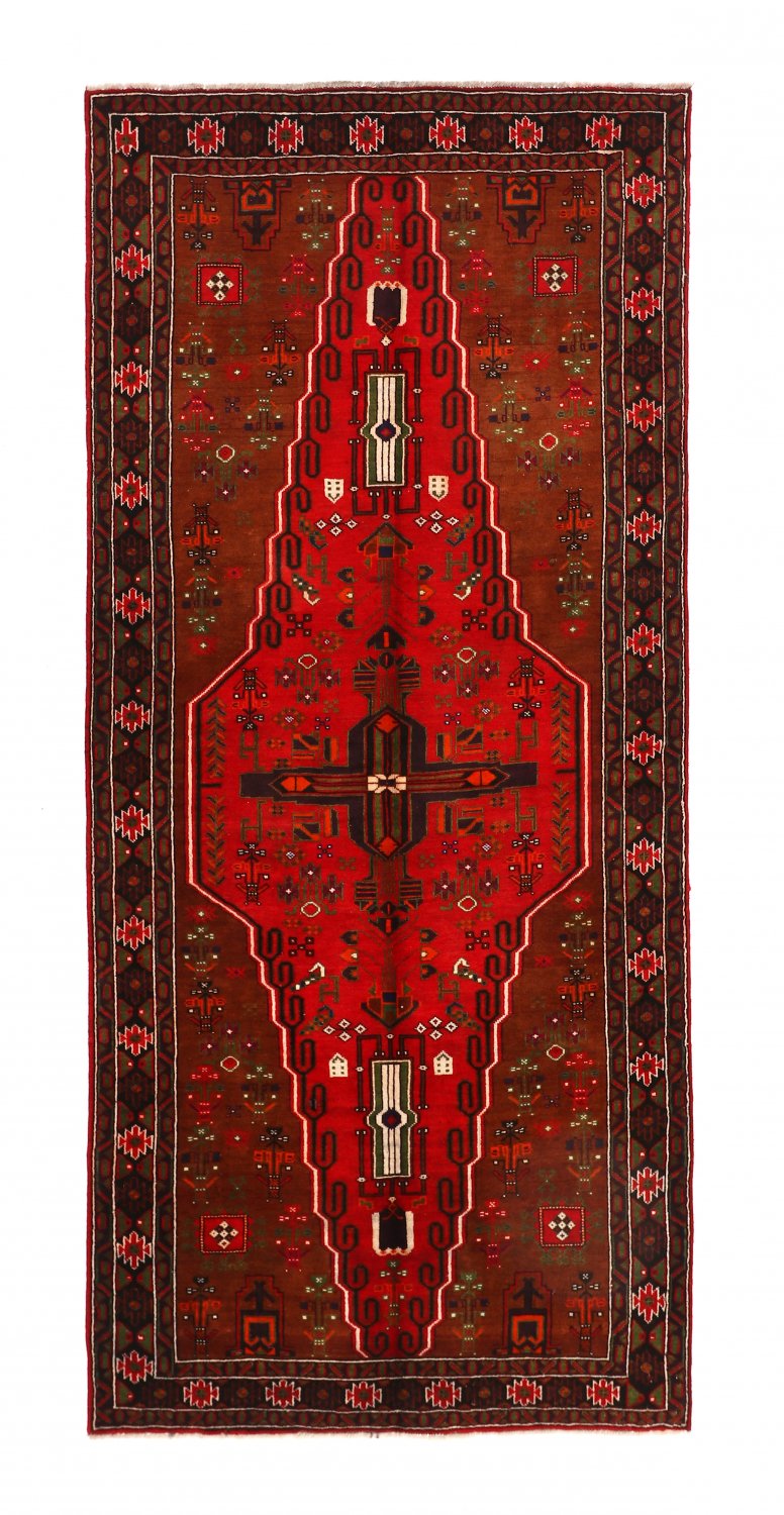 Persian rug Hamedan 297 x 131 cm