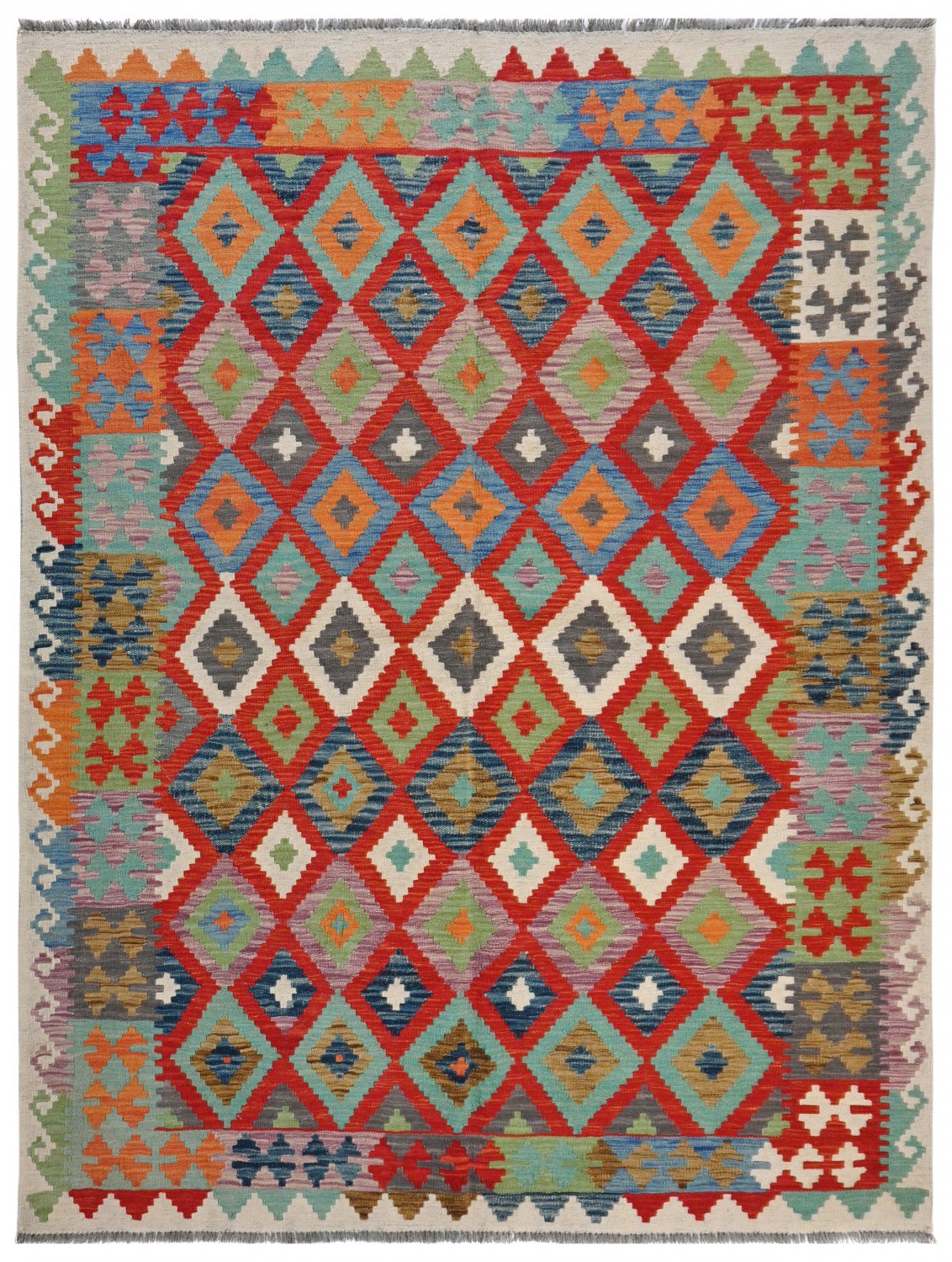 Kilim rug Afghan 237 x 183 cm
