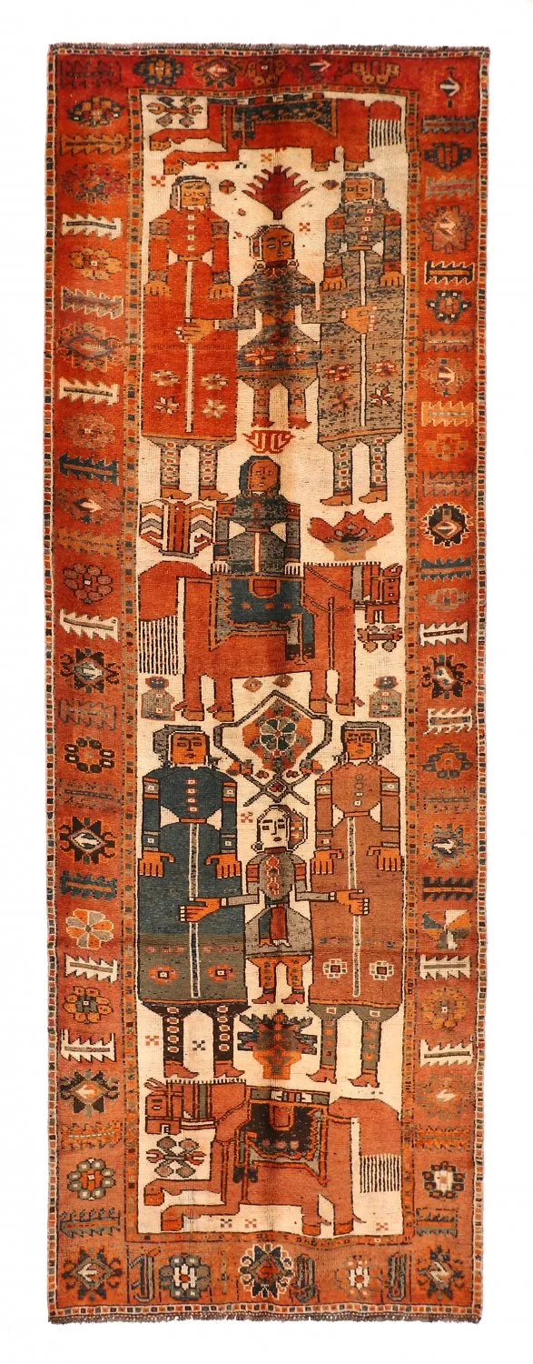 Oriental Rug Hamedan 405 x 138 cm