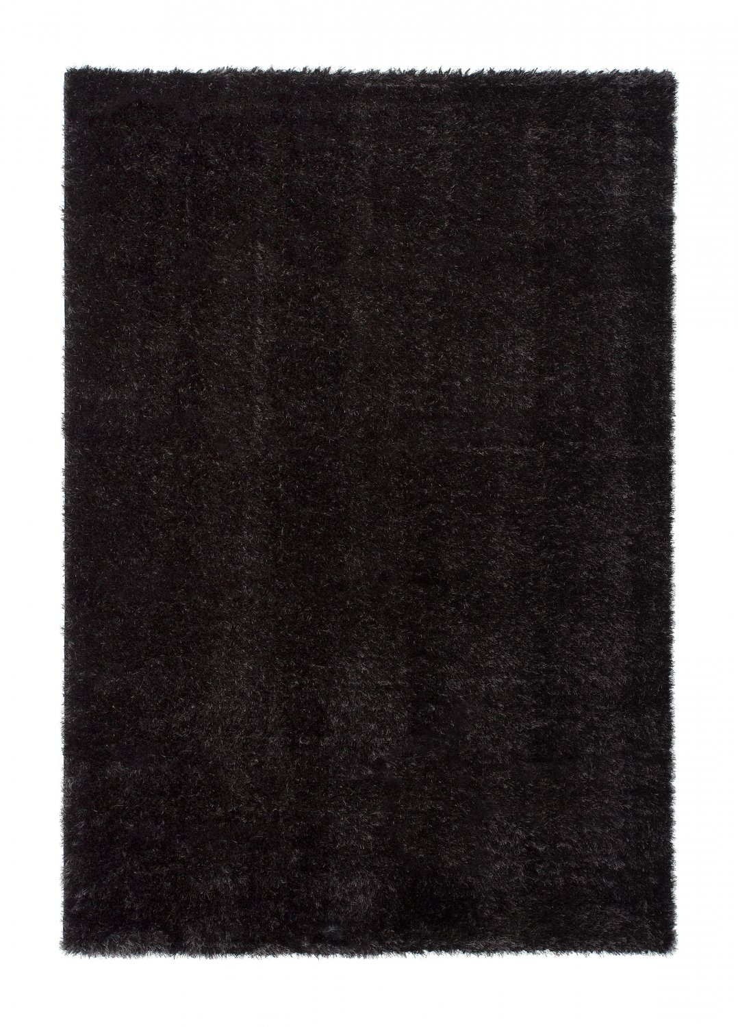 Safir shaggy rug black round short pile long 60x120-cm 80x 150 cm 140x200 cm 160x230 cm 200x300 cm