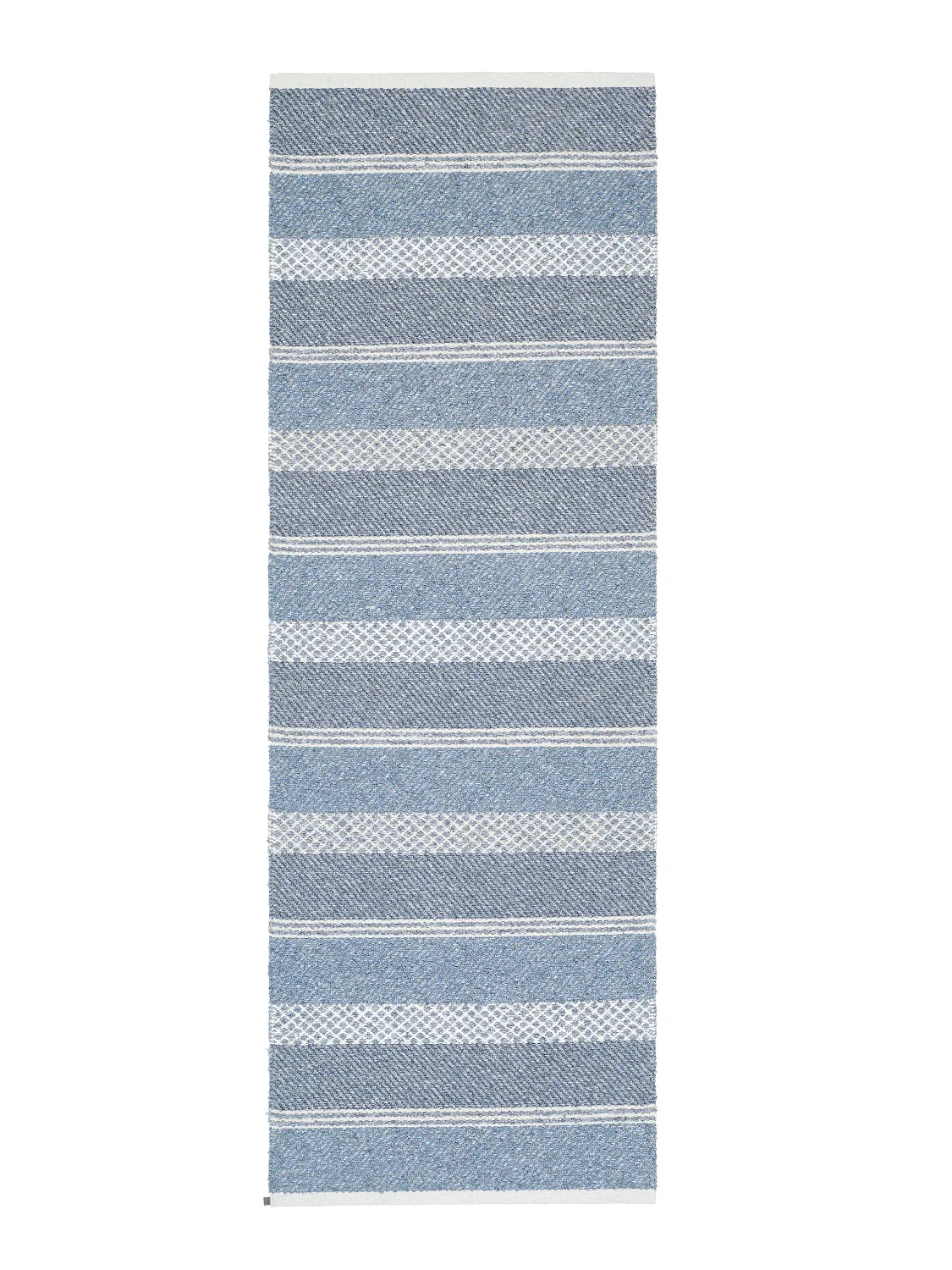 Plastic and Yarn Rugs - och Garnmattor - Horredsmattan Sia mix (blue)
