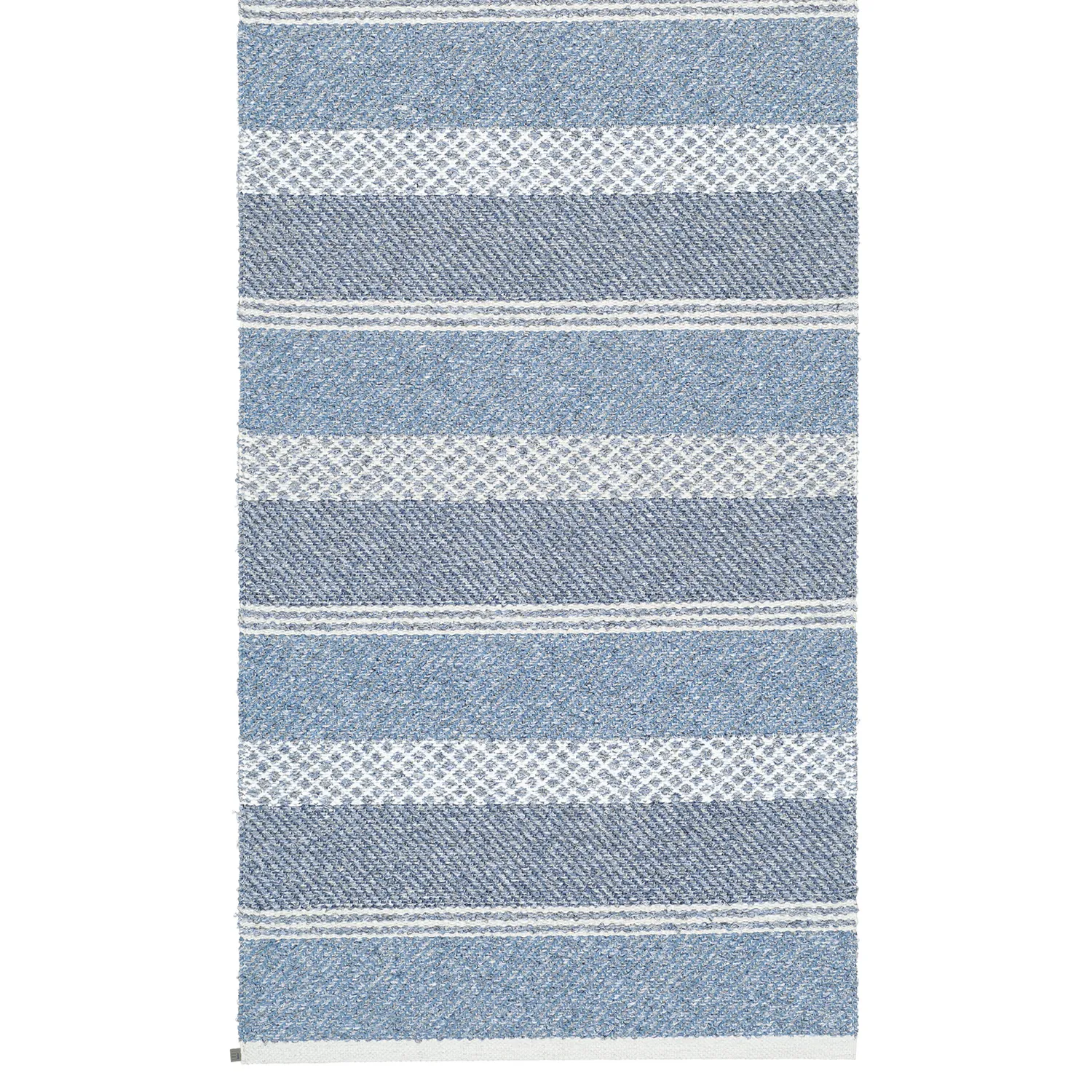 Plastic and Yarn Rugs - och Garnmattor - Horredsmattan Sia mix (blue)