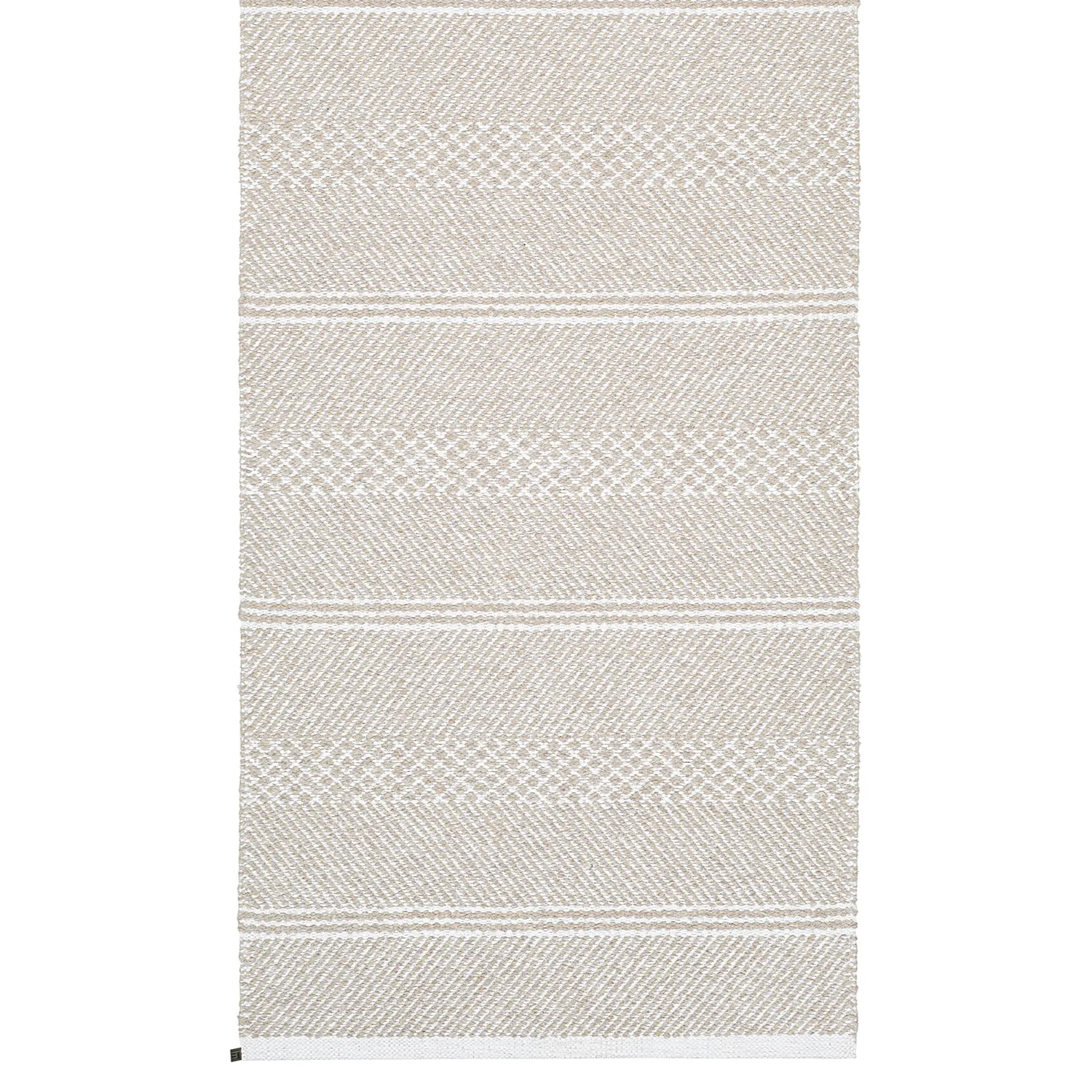 Plastic and Yarn Rugs - och Garnmattor - Horredsmattan Sia mix (cream)