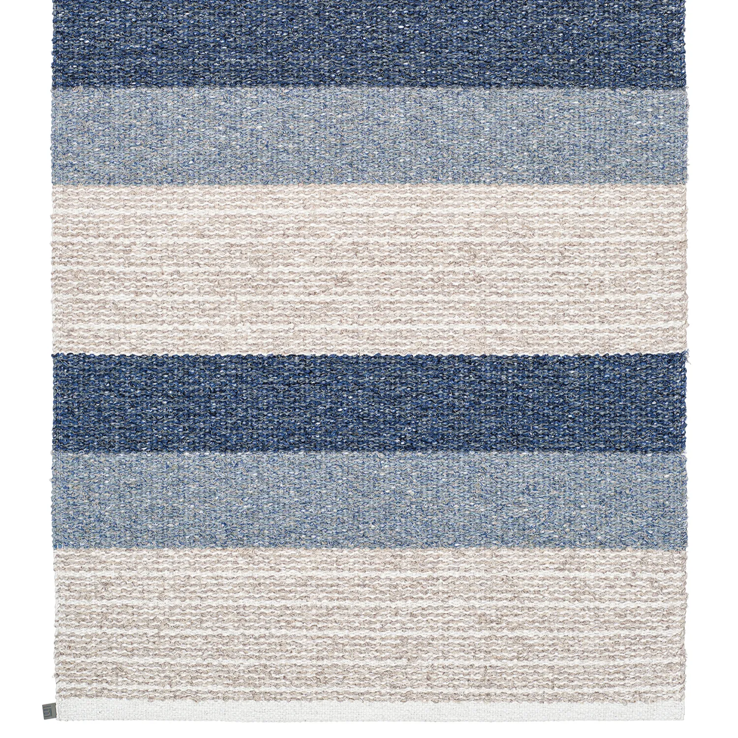 Plastic and Yarn Rugs - och Garnmattor - Horredsmattan Myra mix (blue)