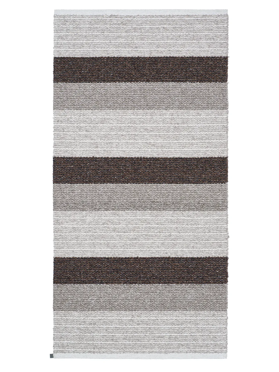 Plastic and Yarn Rugs - och Garnmattor - Horredsmattan Myra mix (brown)