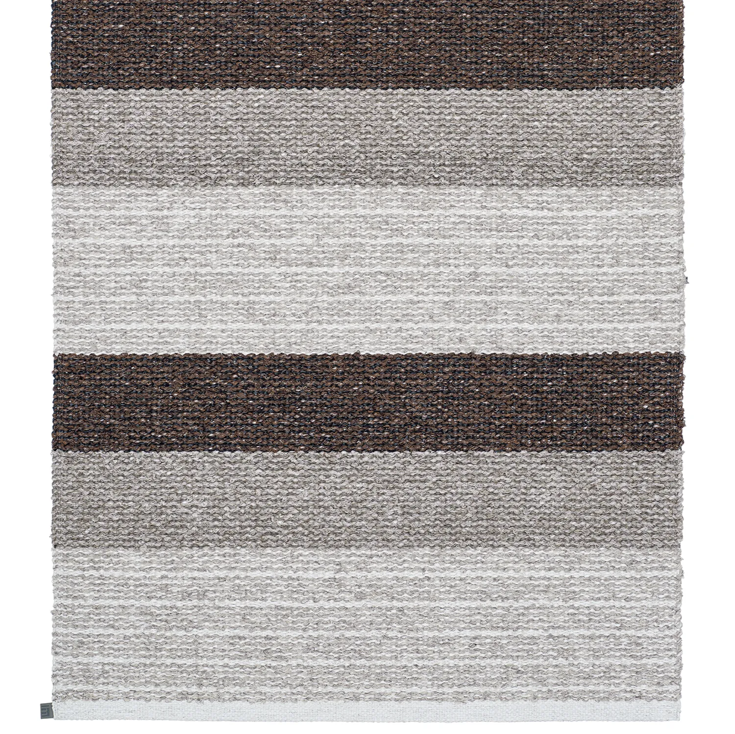Plastic and Yarn Rugs - och Garnmattor - Horredsmattan Myra mix (brown)