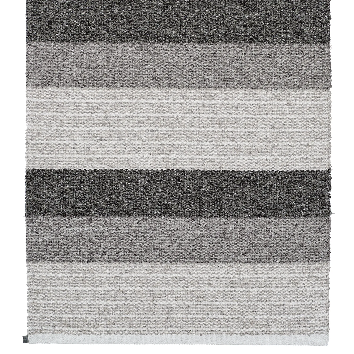 Plastic and Yarn Rugs - Horredsmattan Myra mix (graphite)