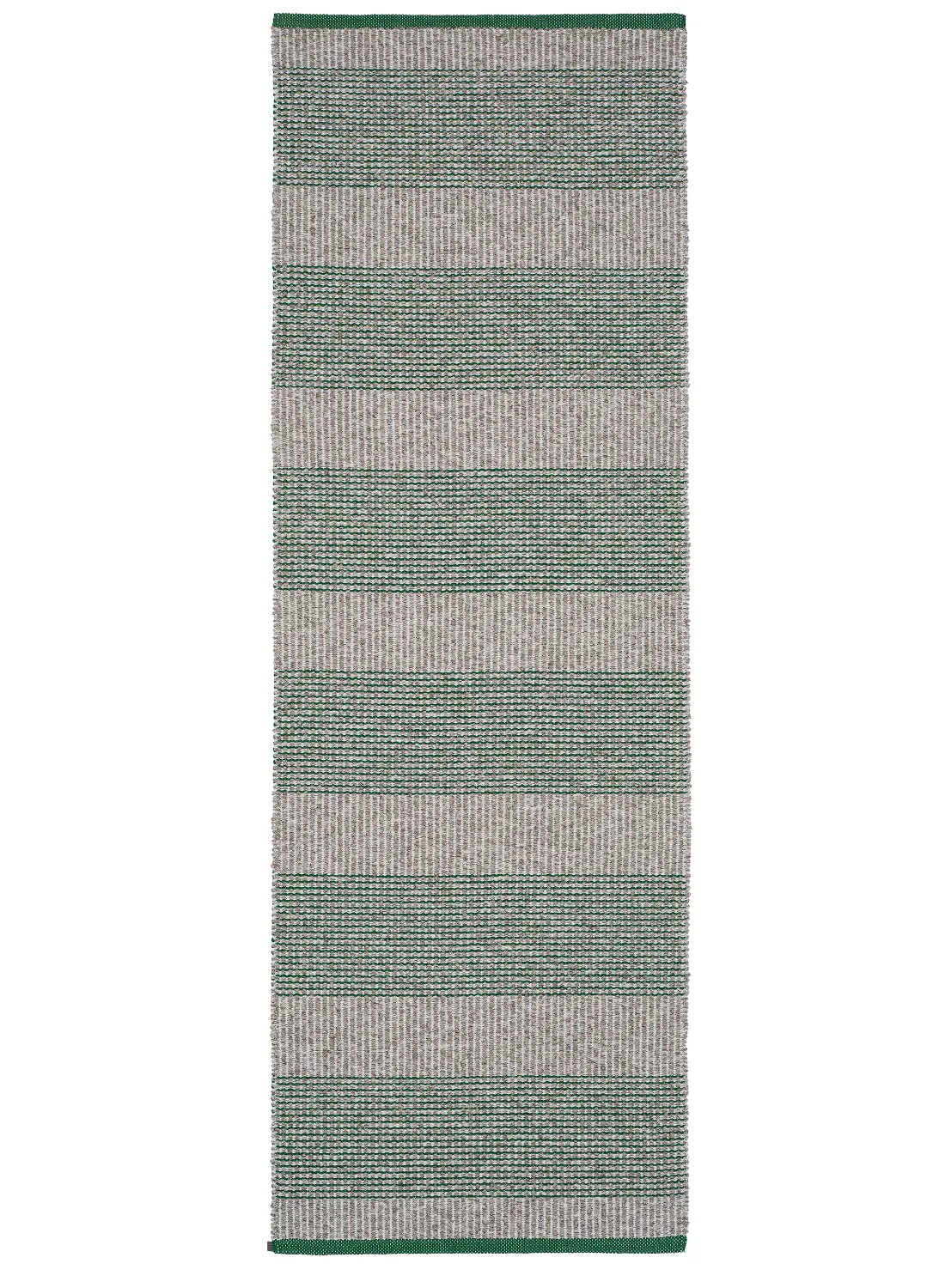 Plastic and Yarn Rugs - och Garnmattor - Horredsmattan Penny mix (green)