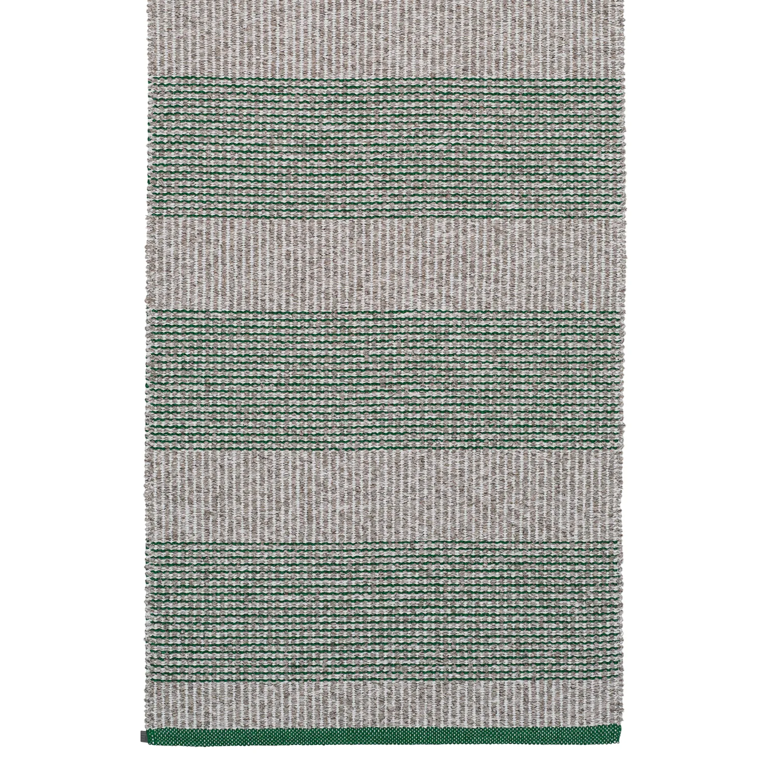Plastic and Yarn Rugs - och Garnmattor - Horredsmattan Penny mix (green)