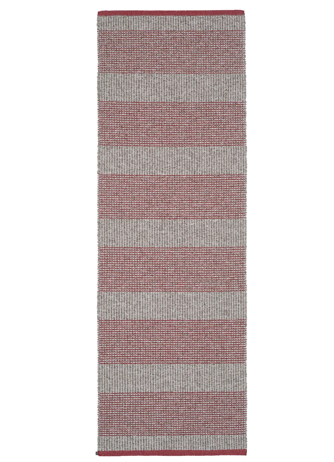 Plastic and Yarn Rugs - och Garnmattor - Horredsmattan Penny mix (red)