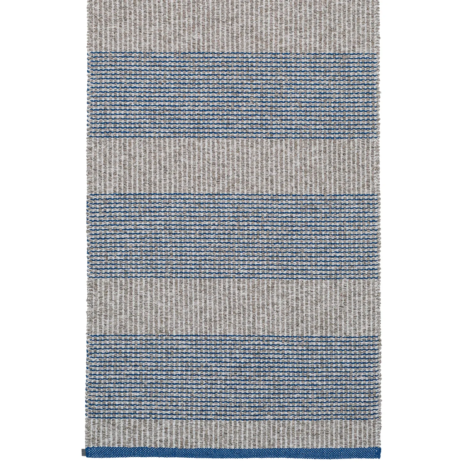 Plastic and Yarn Rugs - och Garnmattor - Horredsmattan Penny mix (blue)
