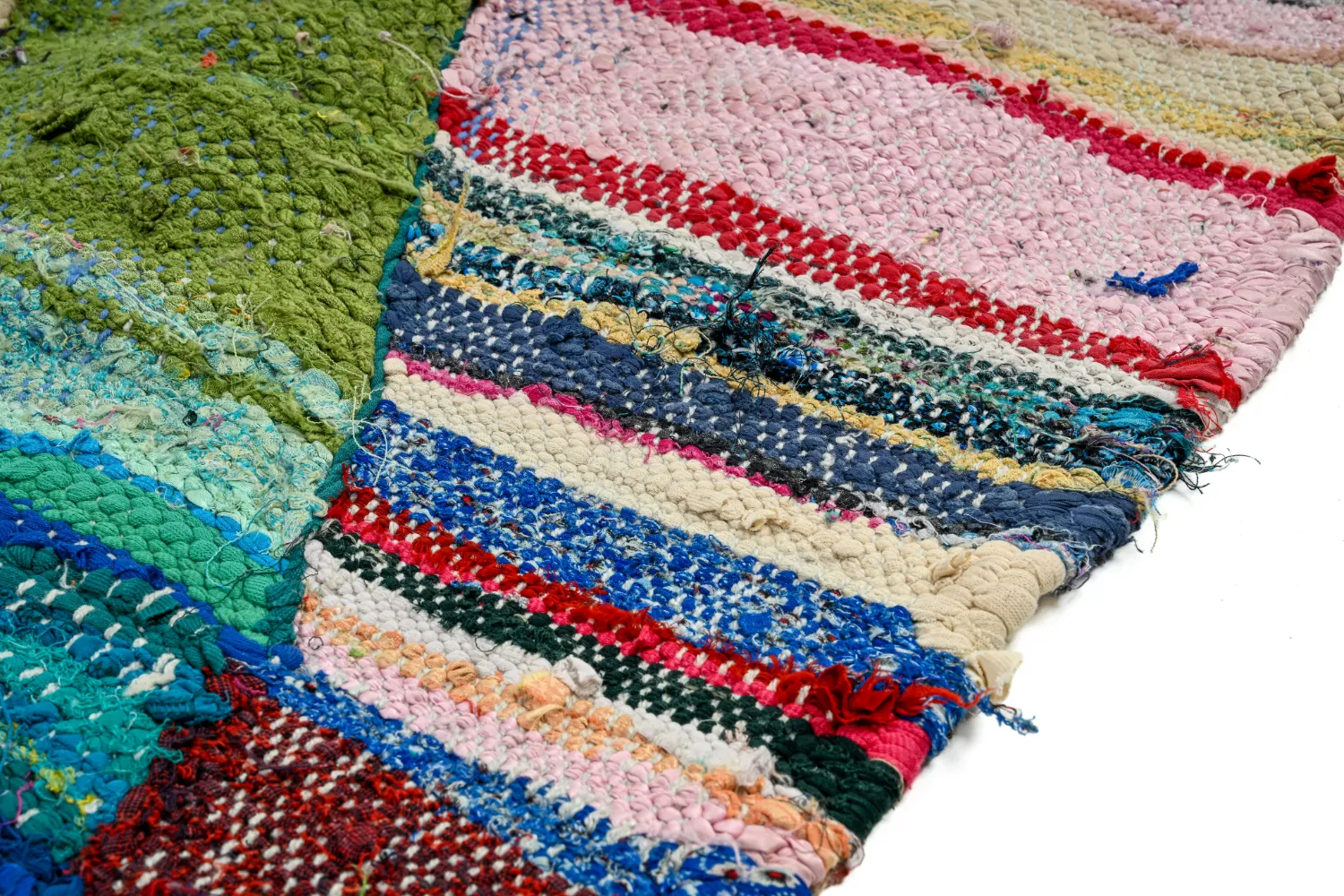 Moroccan Berber rug Boucherouite 130 x 205 cm