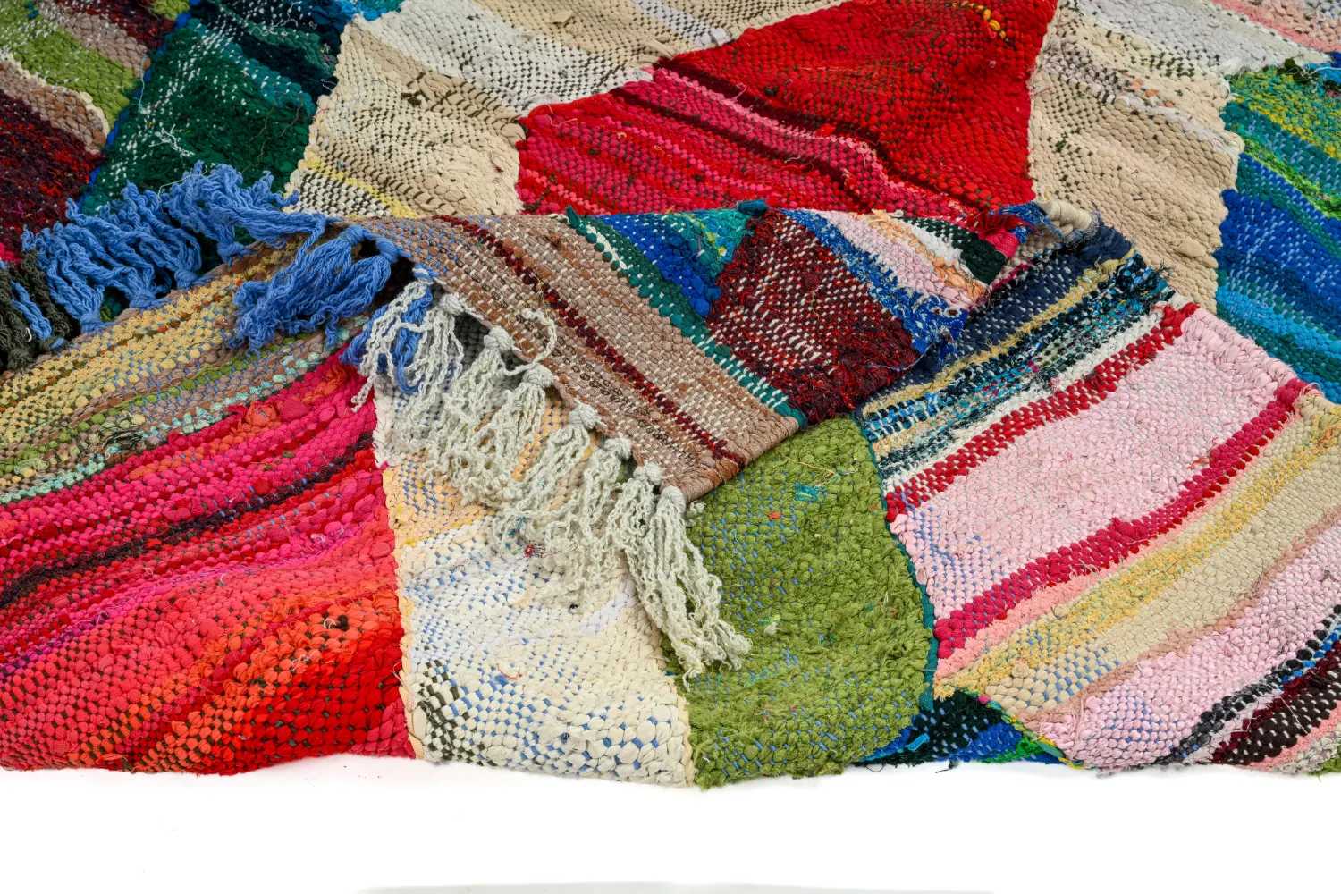 Moroccan Berber rug Boucherouite 130 x 205 cm