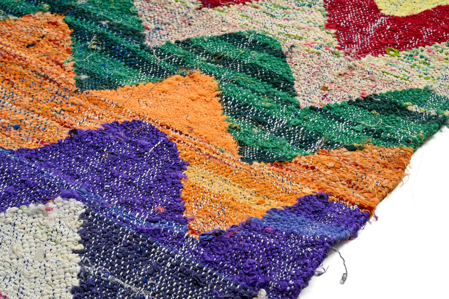 Moroccan Berber rug Boucherouite 150 x 260 cm
