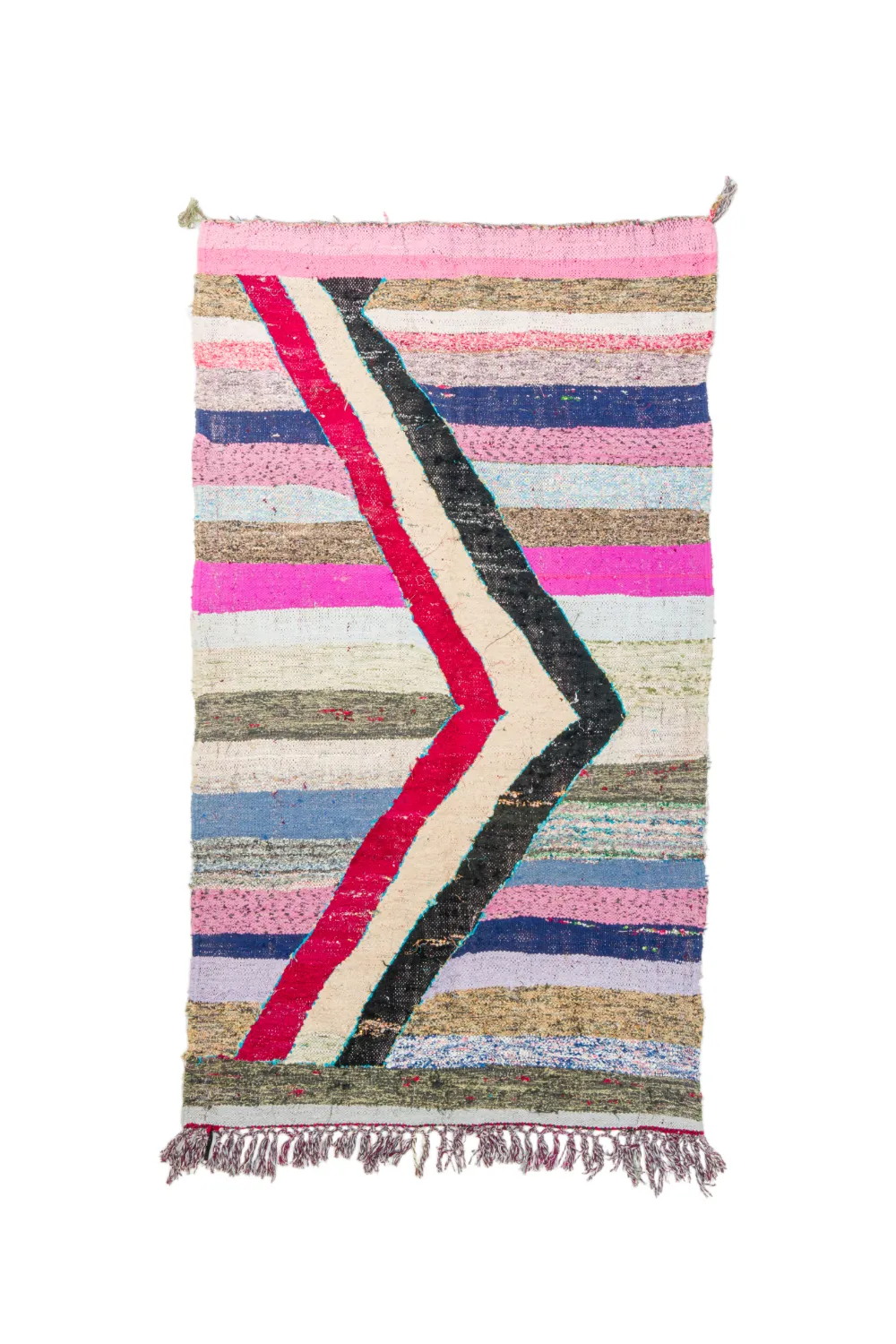 Moroccan Berber rug Boucherouite 130 x 225 cm