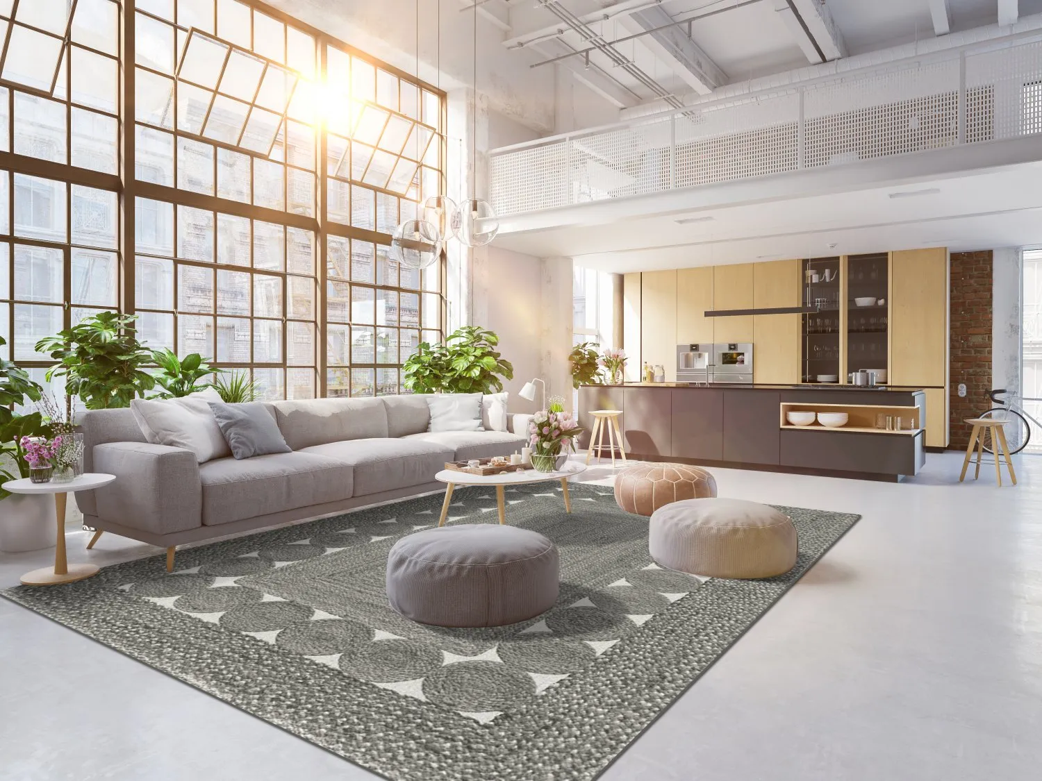 Wilton rug - Bellezza (grey)