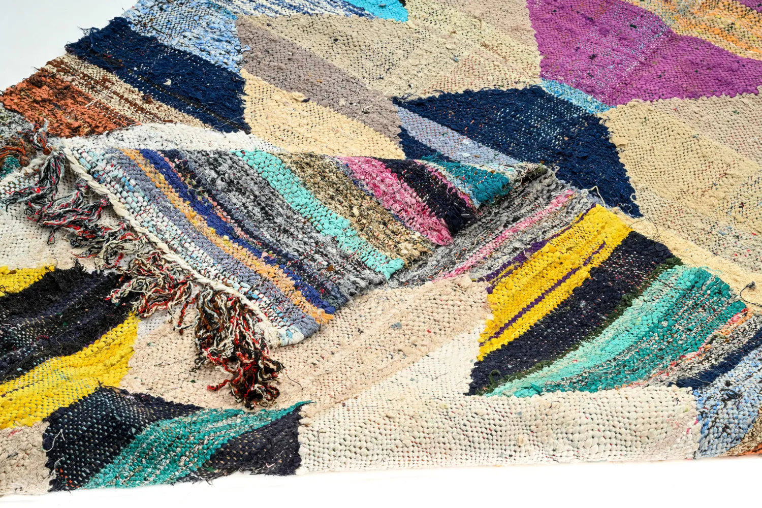 Moroccan Berber rug Boucherouite 120 x 200 cm