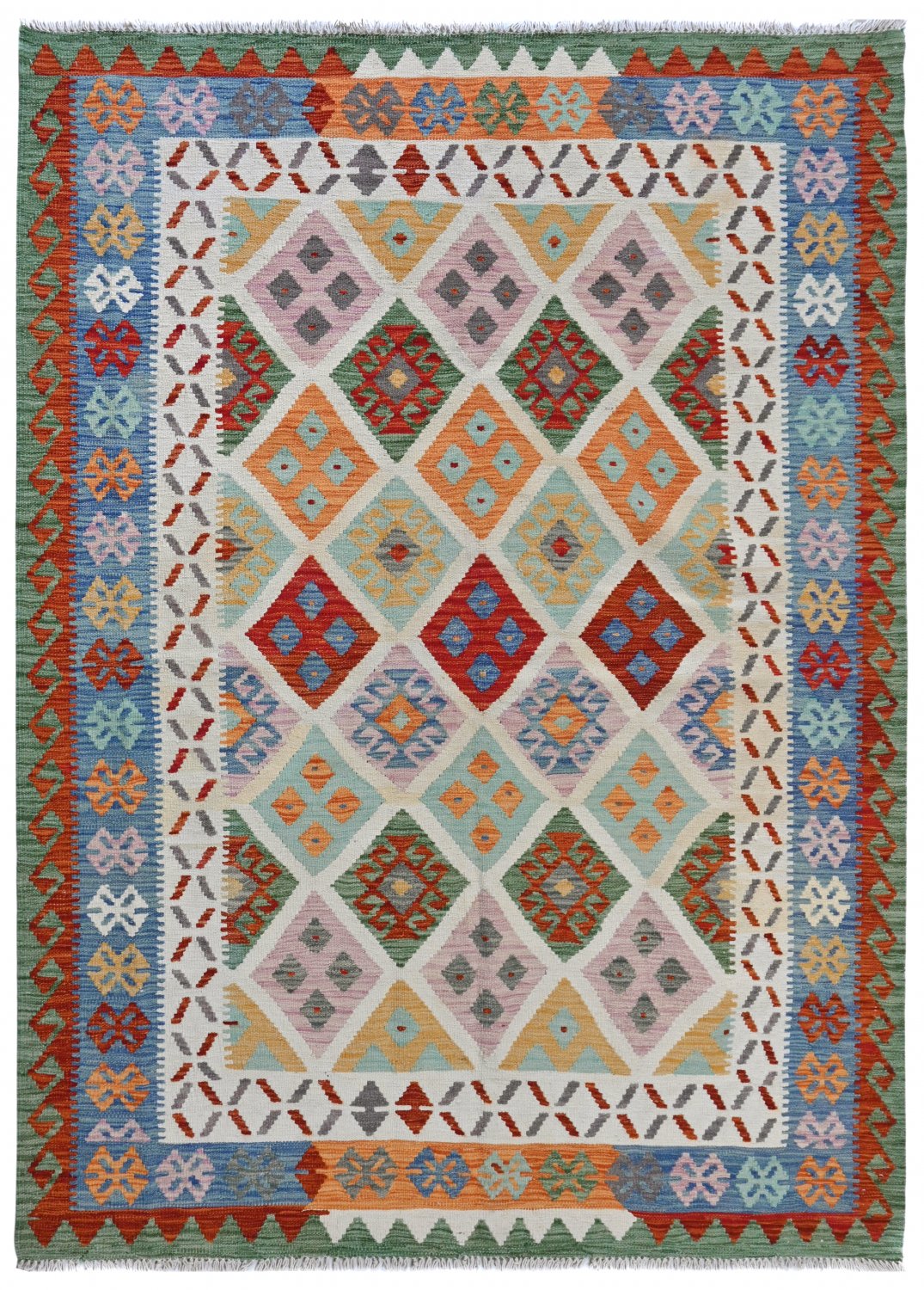 Kilim rug Afghan 246 x 183 cm