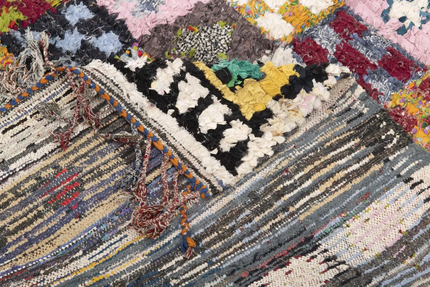 Moroccan Berber rug Boucherouite 250 x 165 cm