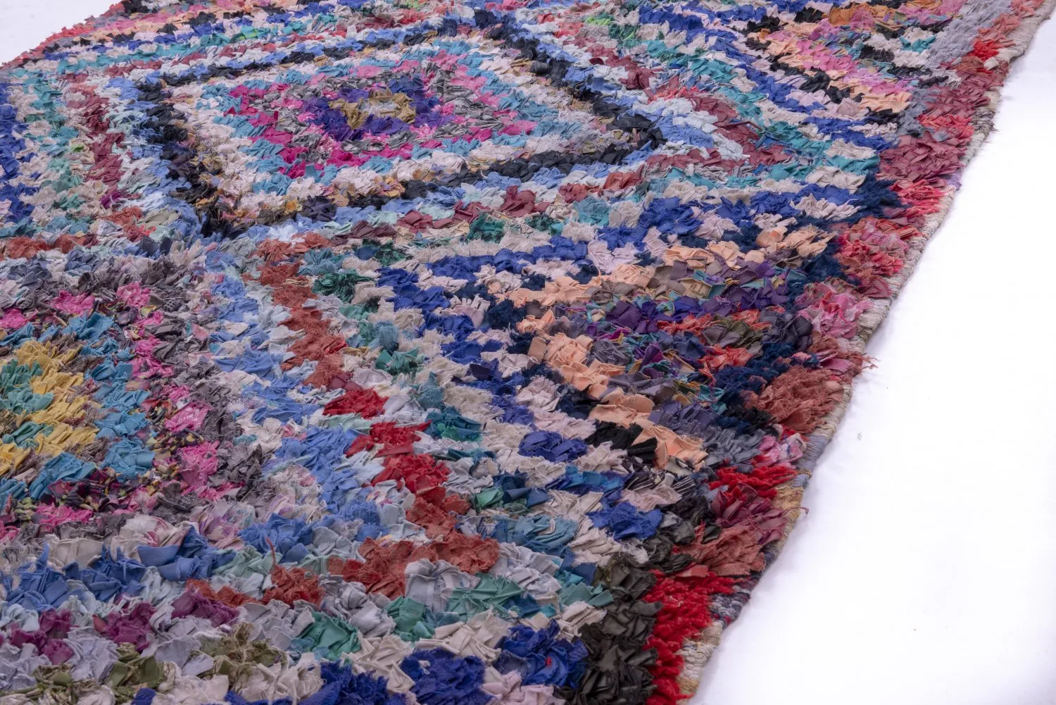 Moroccan Berber rug Boucherouite 230 x 135 cm