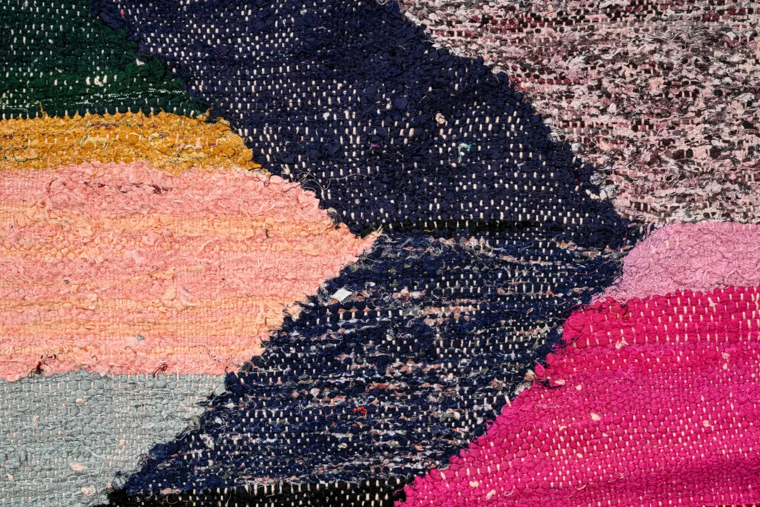 Moroccan Berber rug Boucherouite 135 x 240 cm
