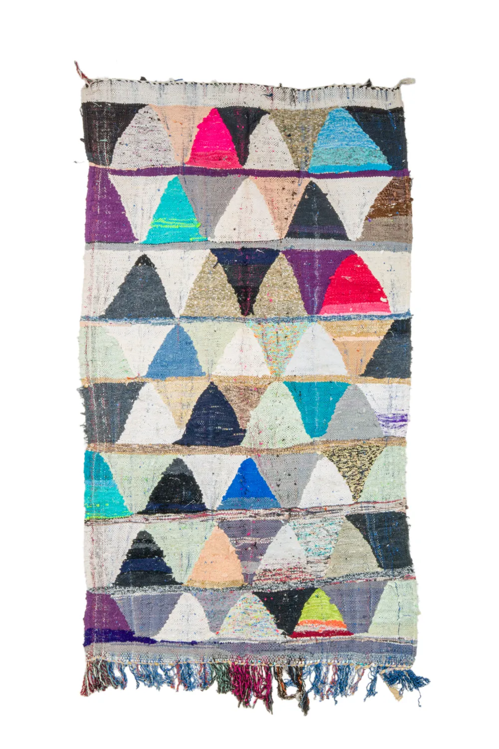 Moroccan Berber rug Boucherouite 125 x 230 cm