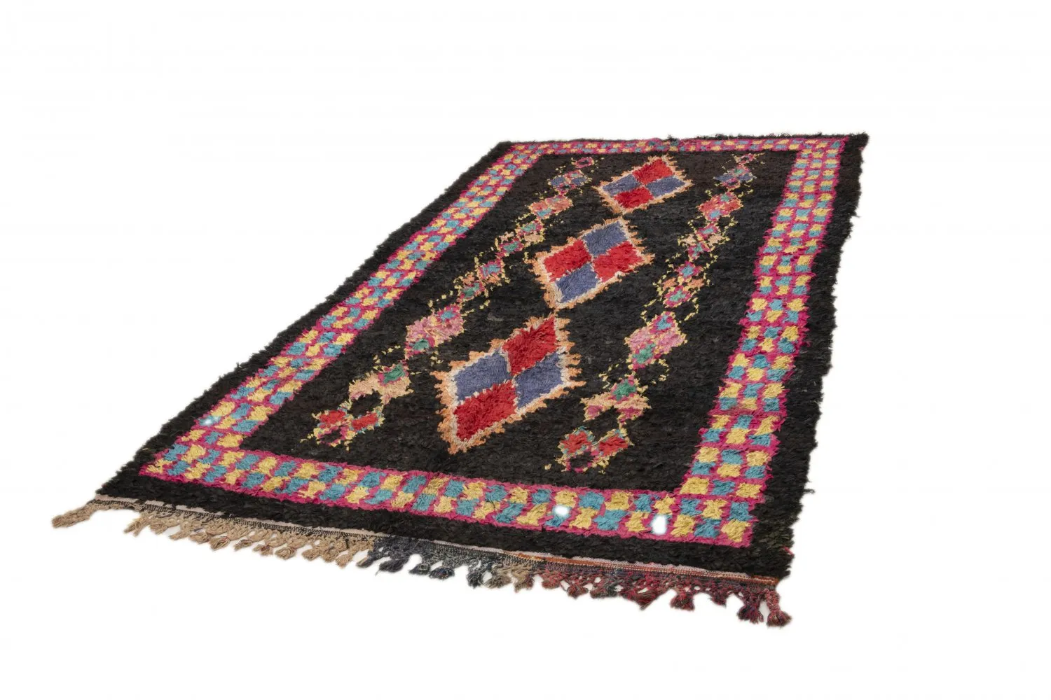 Moroccan Berber rug Boucherouite 315 x 165 cm
