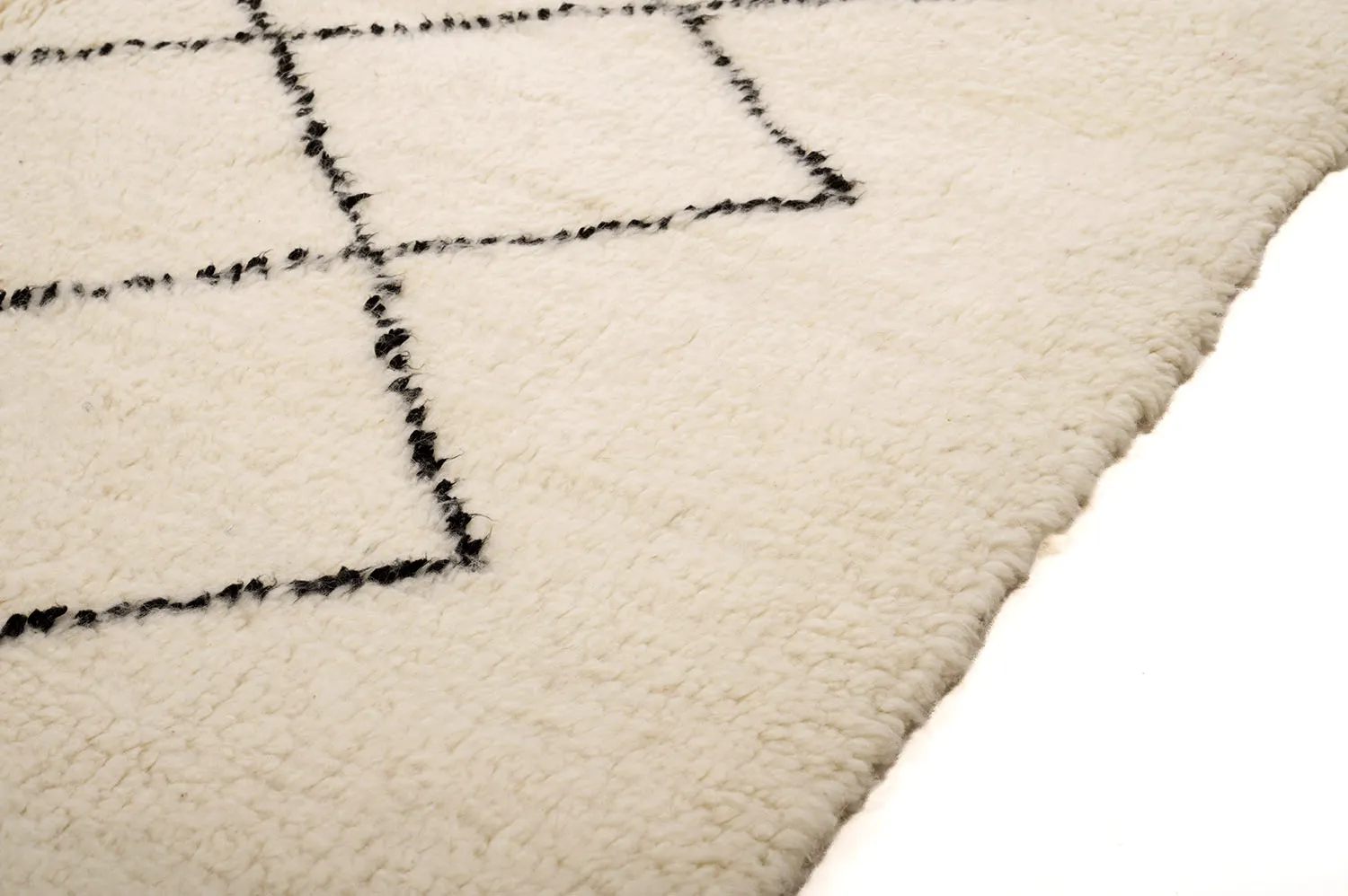 Kilim Moroccan Berber rug Beni Ourain 170 x 260 cm